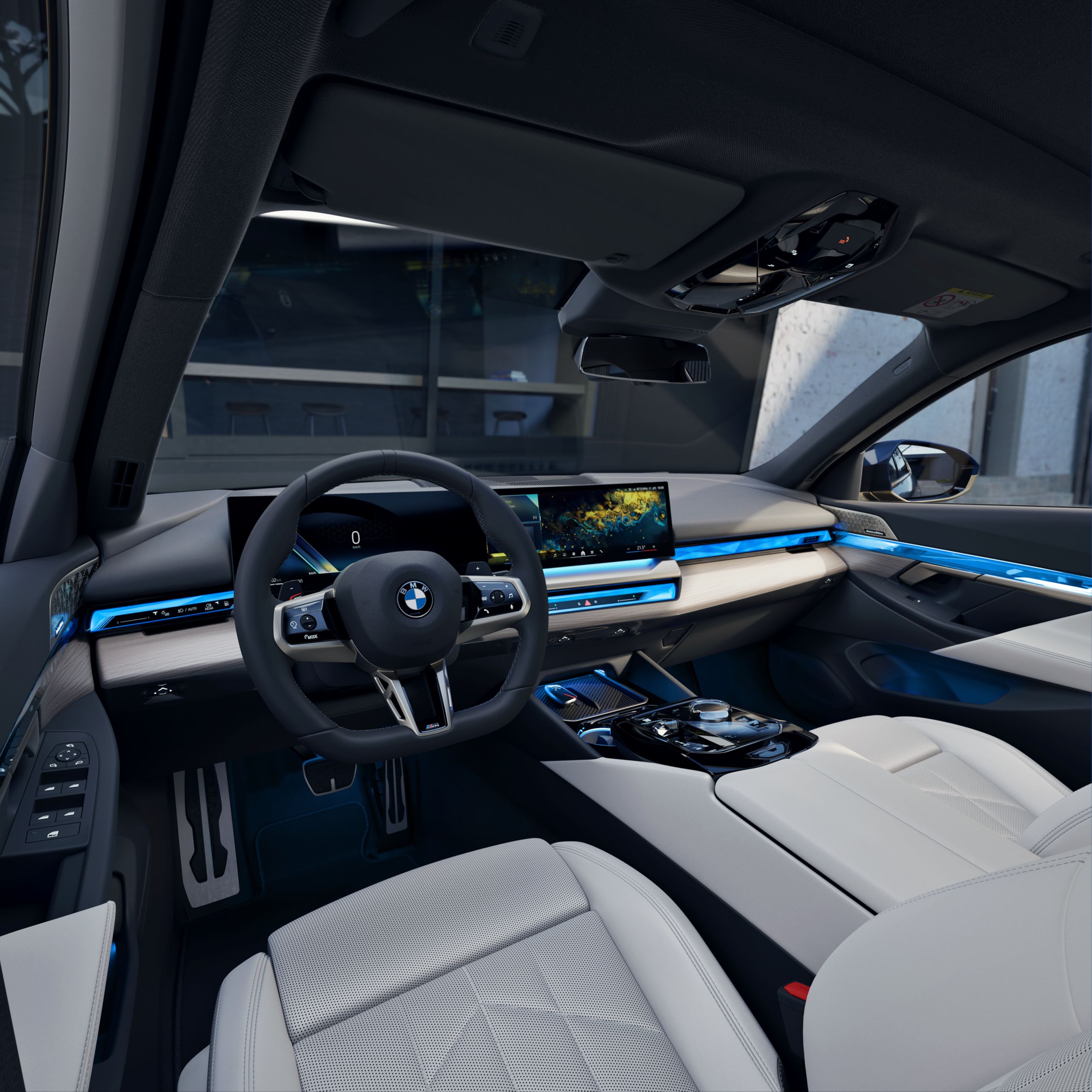 BMW 5系列，豪華房車，BMW環繞光幕