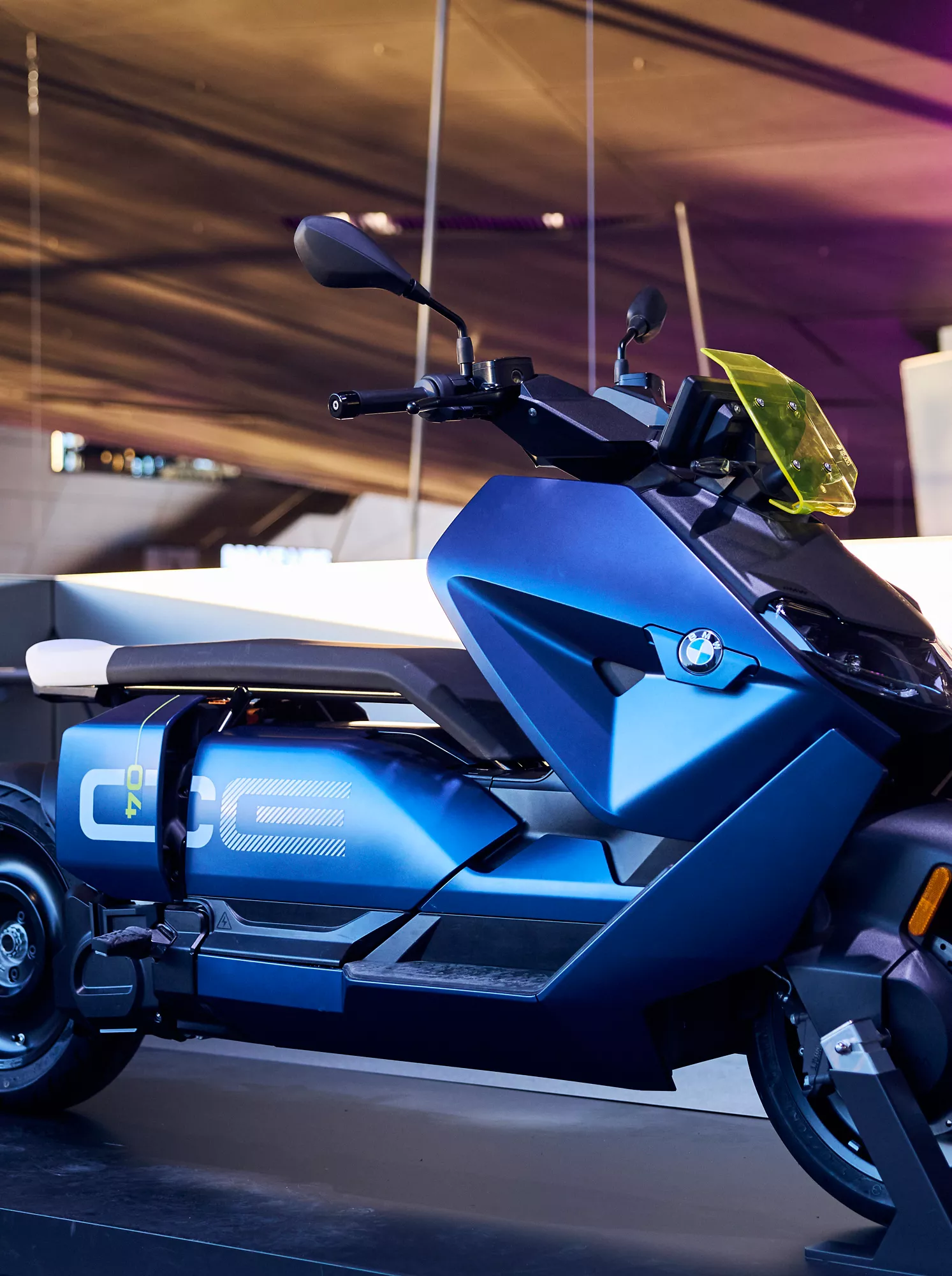 BMW CE 04 Urban Mobility Elektroscooter on displayed at BMW Welt