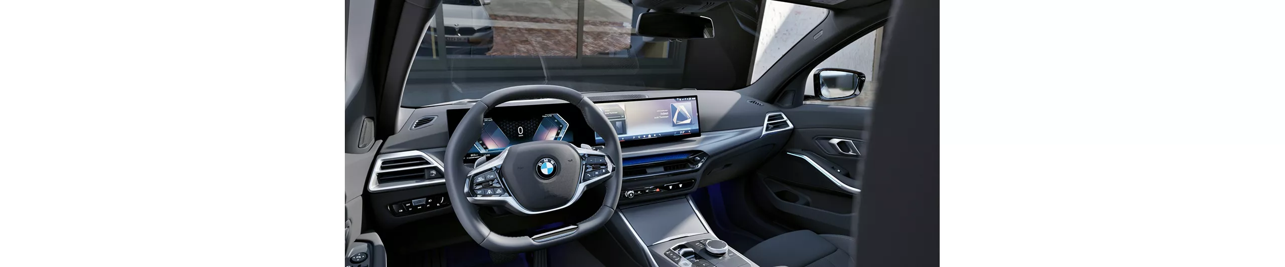 全新BMW 318i Touring豪華旅行車，車內座艙同樣展現極具質感的設計細節