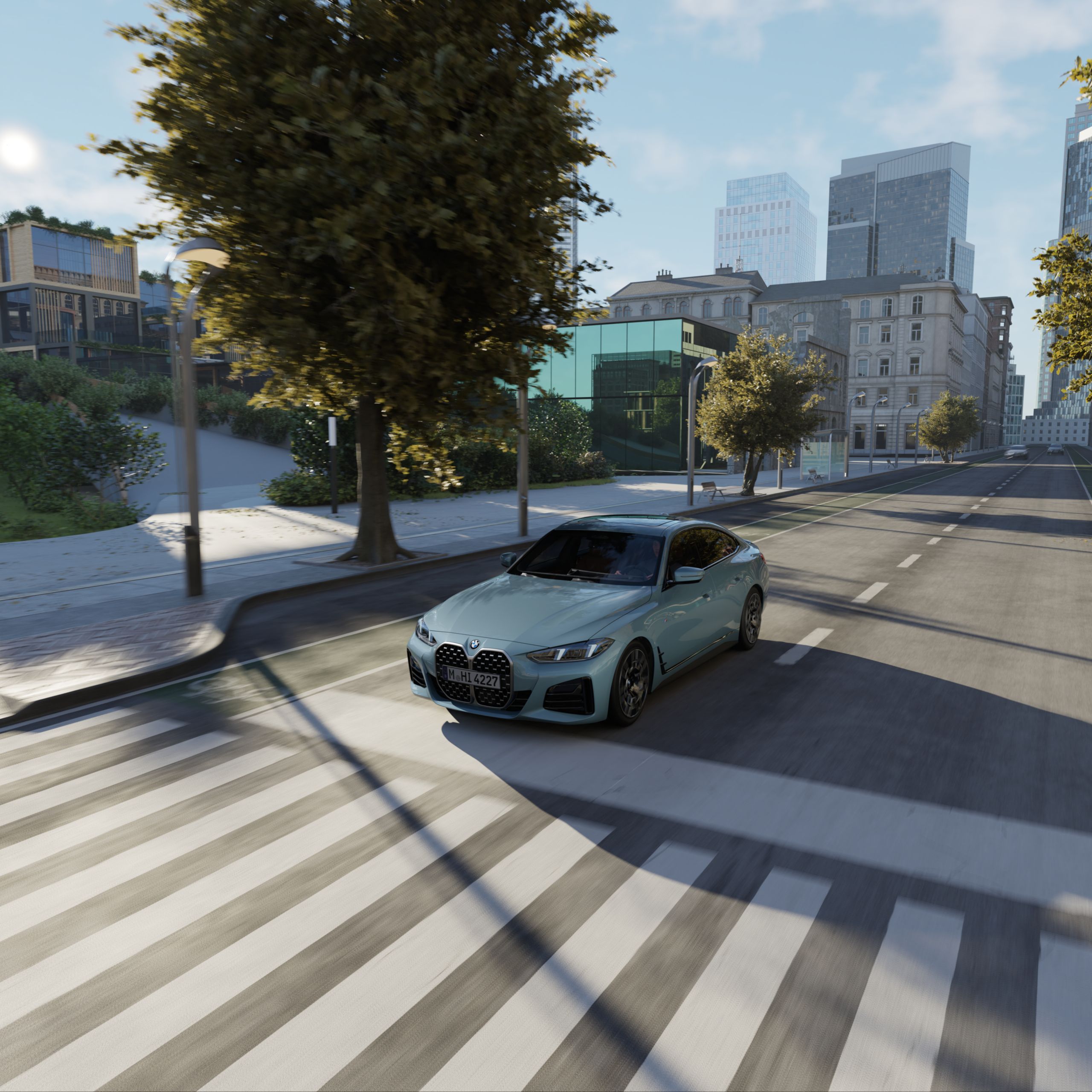 全新BMW 4系列四門跑車（G26），外觀