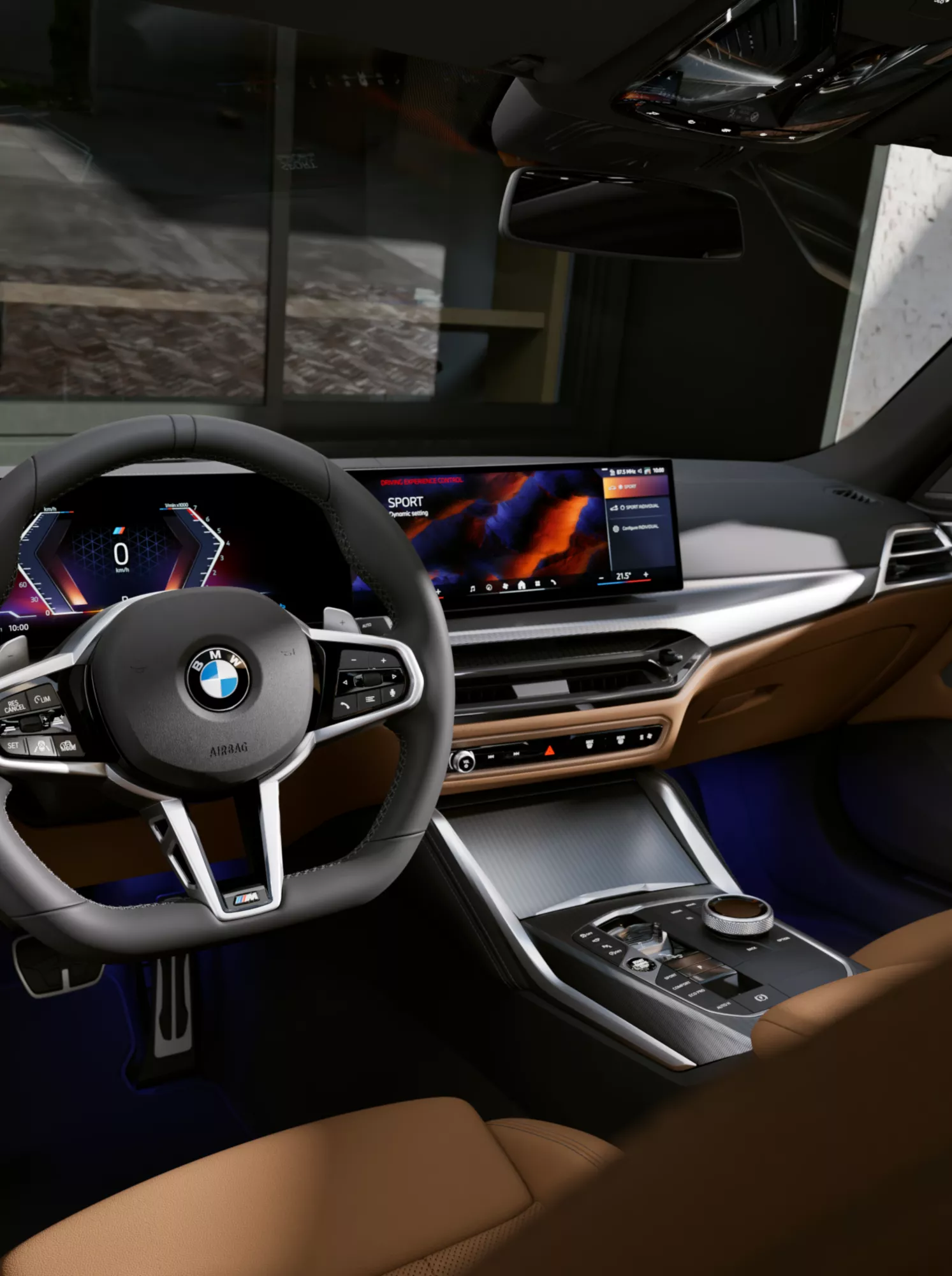 全新BMW 4系列四門跑車（G26），全新駕駛座艙與儀錶板