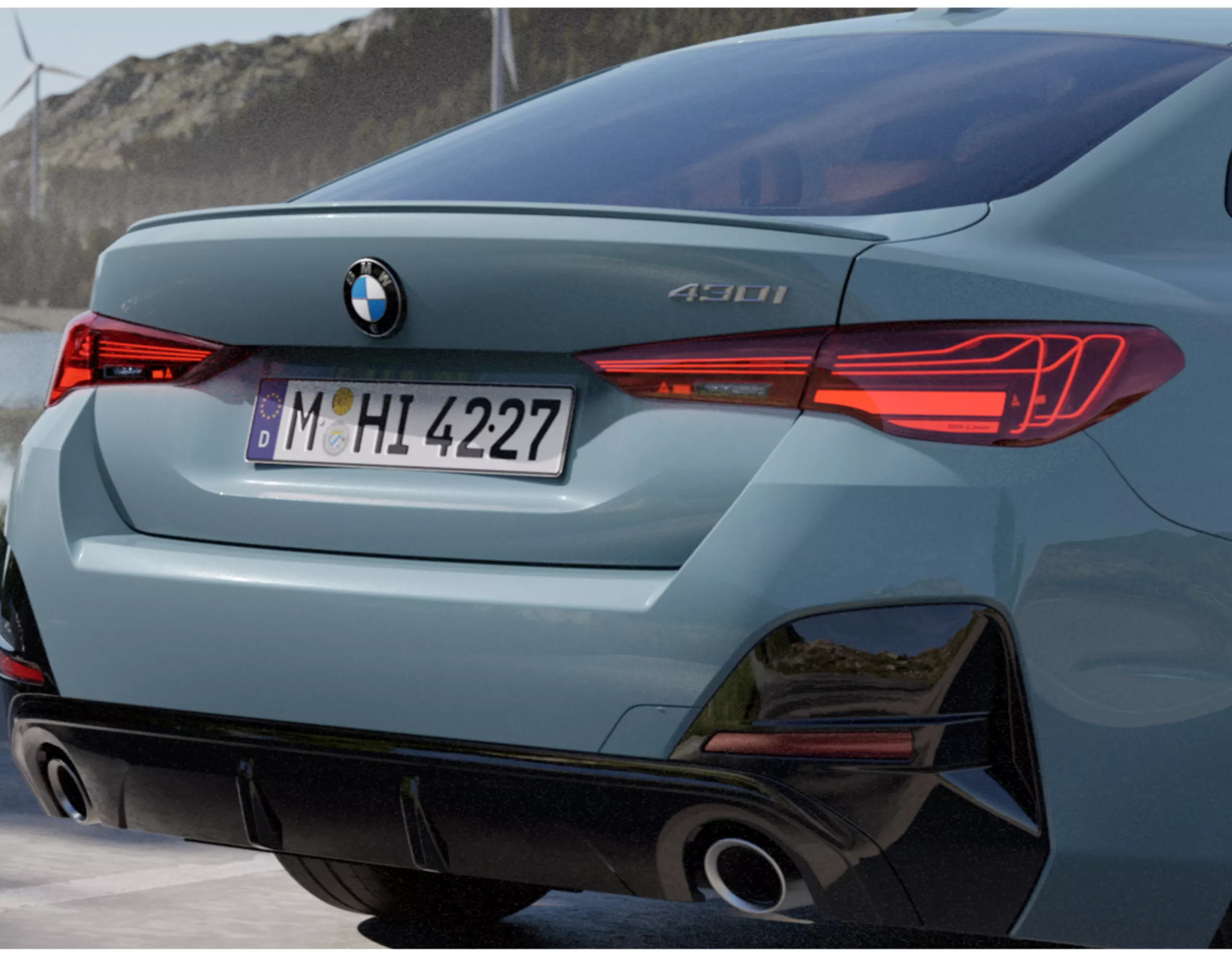 全新BMW 4系列四門跑車（G26），BMW雷射尾燈