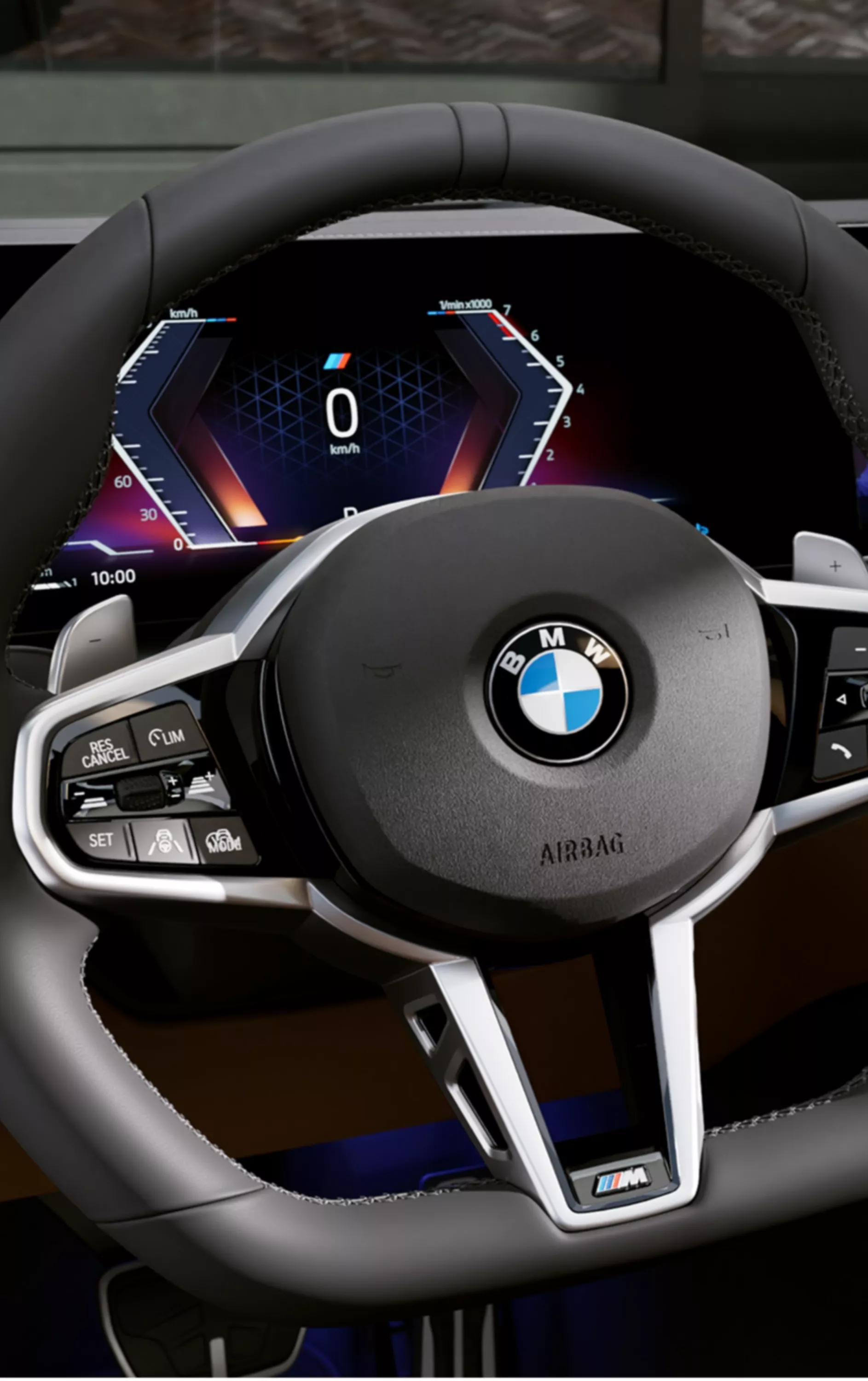 全新BMW 4系列四門跑車（G26），全新方向盤設計