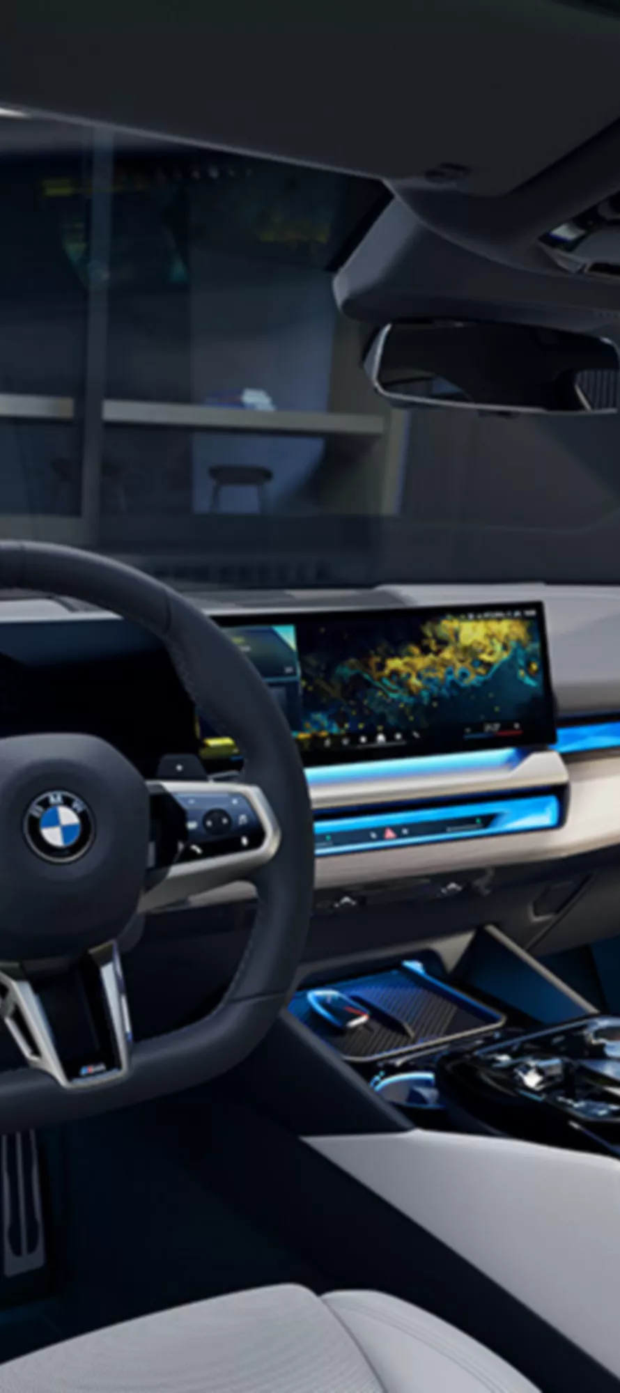 BMW 5系列，豪華房車，BMW環繞光幕