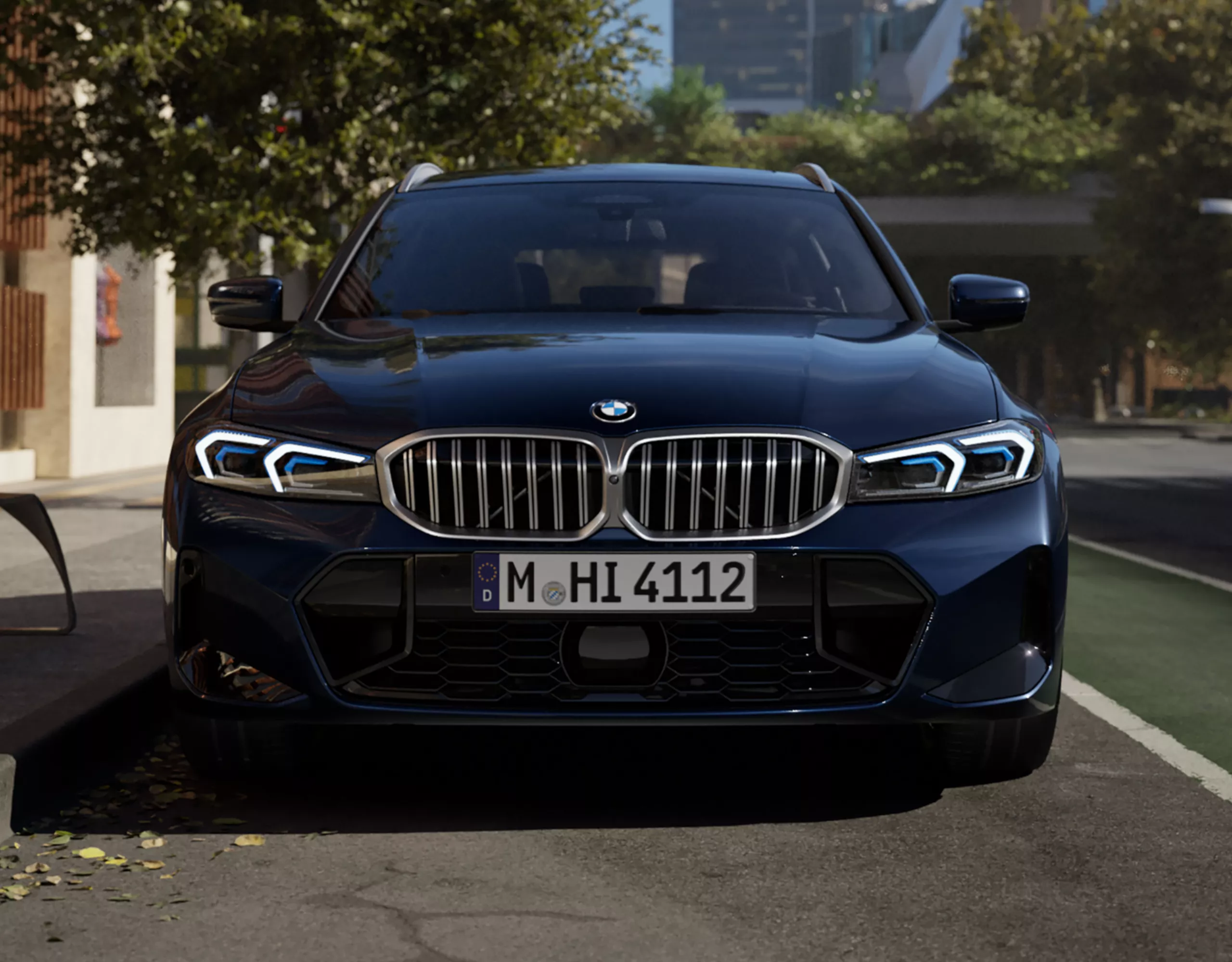 全新BMW 3系列Touring，BMW飾光水箱護罩