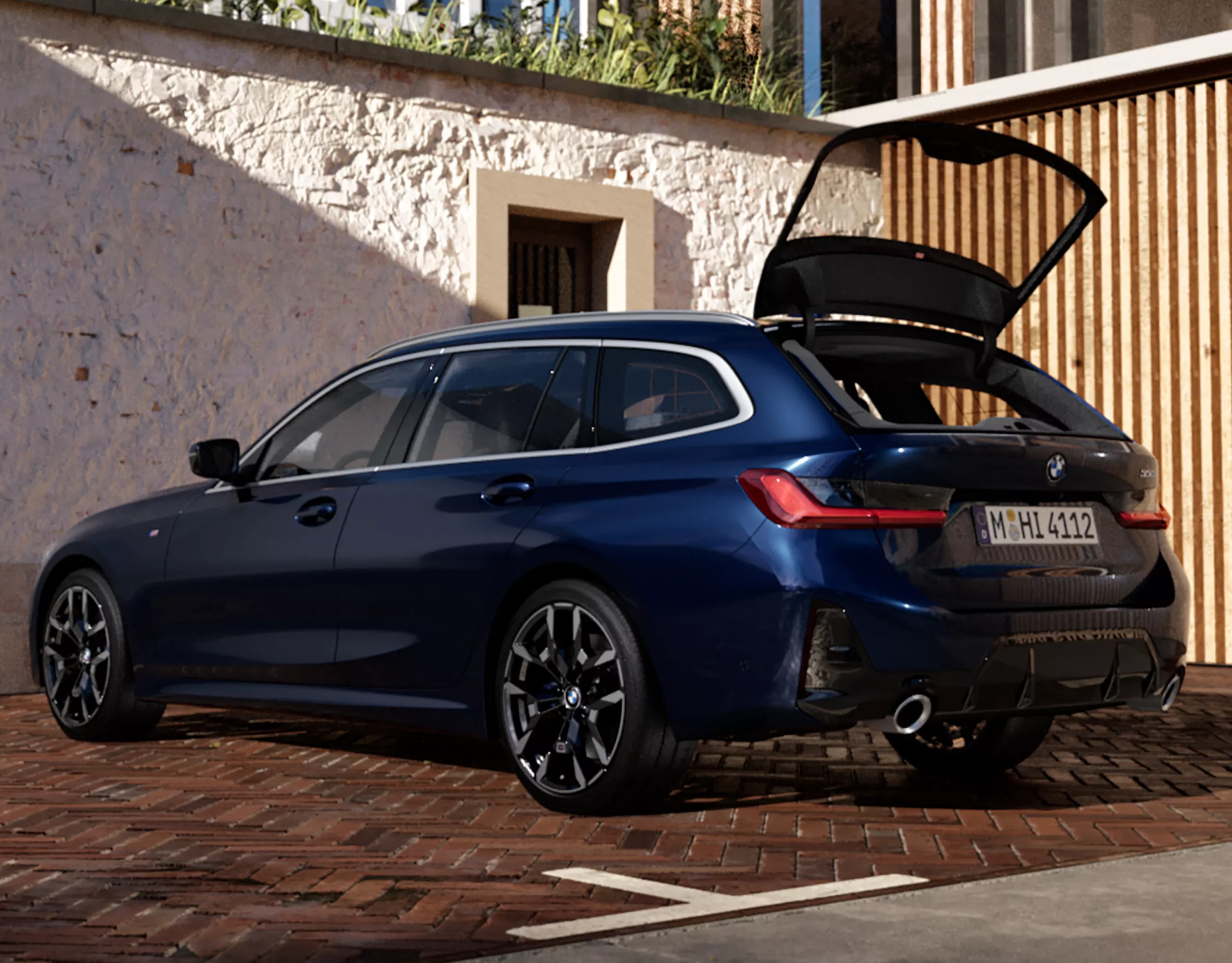 全新BMW 3系列Touring，尾門設計