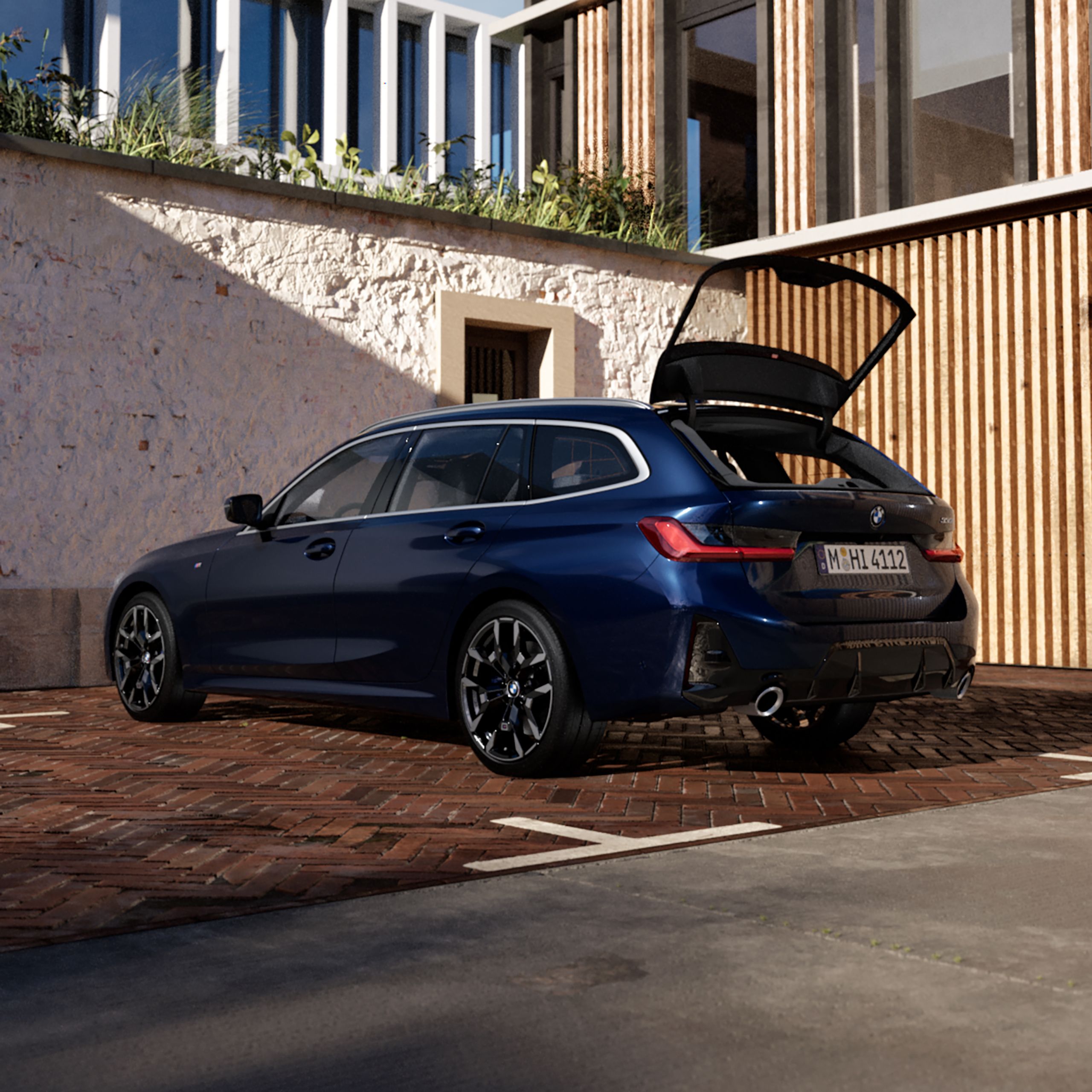 全新BMW 3系列Touring，尾門設計