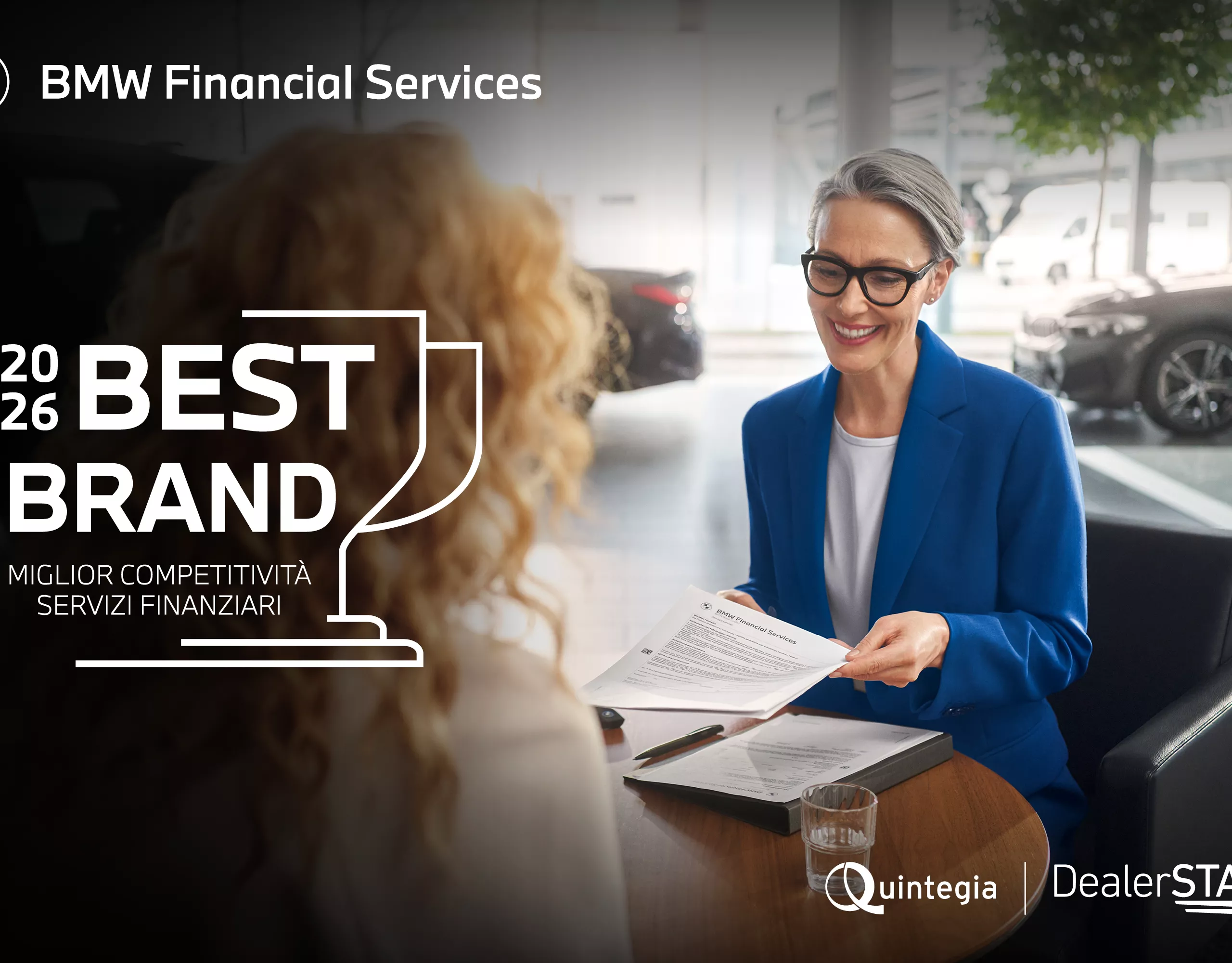 BMW Financial Services – Best Brand 2026 – Miglior competitività nei servizi finanziari.