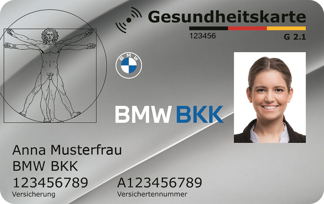 Versichertenkarte der BMW BKK