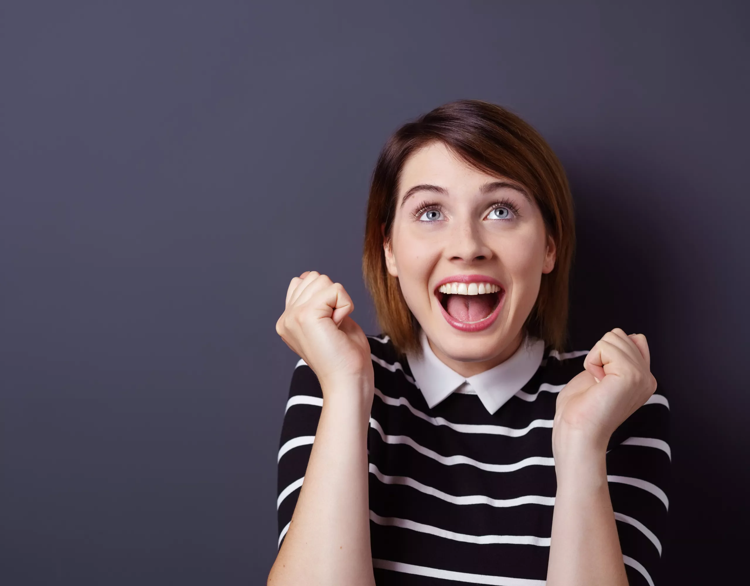 Excited woman 
