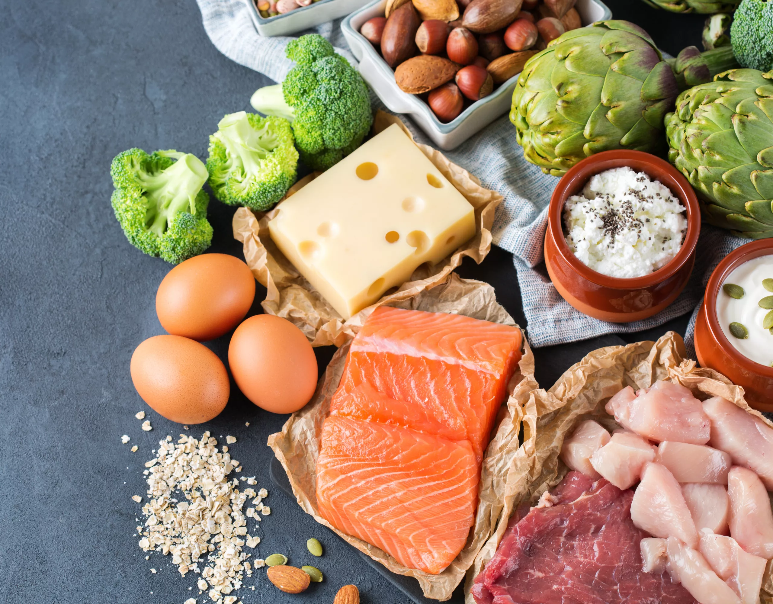 Verschiedene Lebensmittel