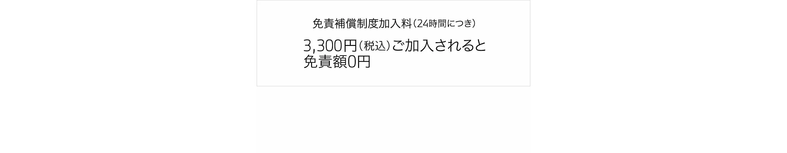 免責補償制度自動車保険
