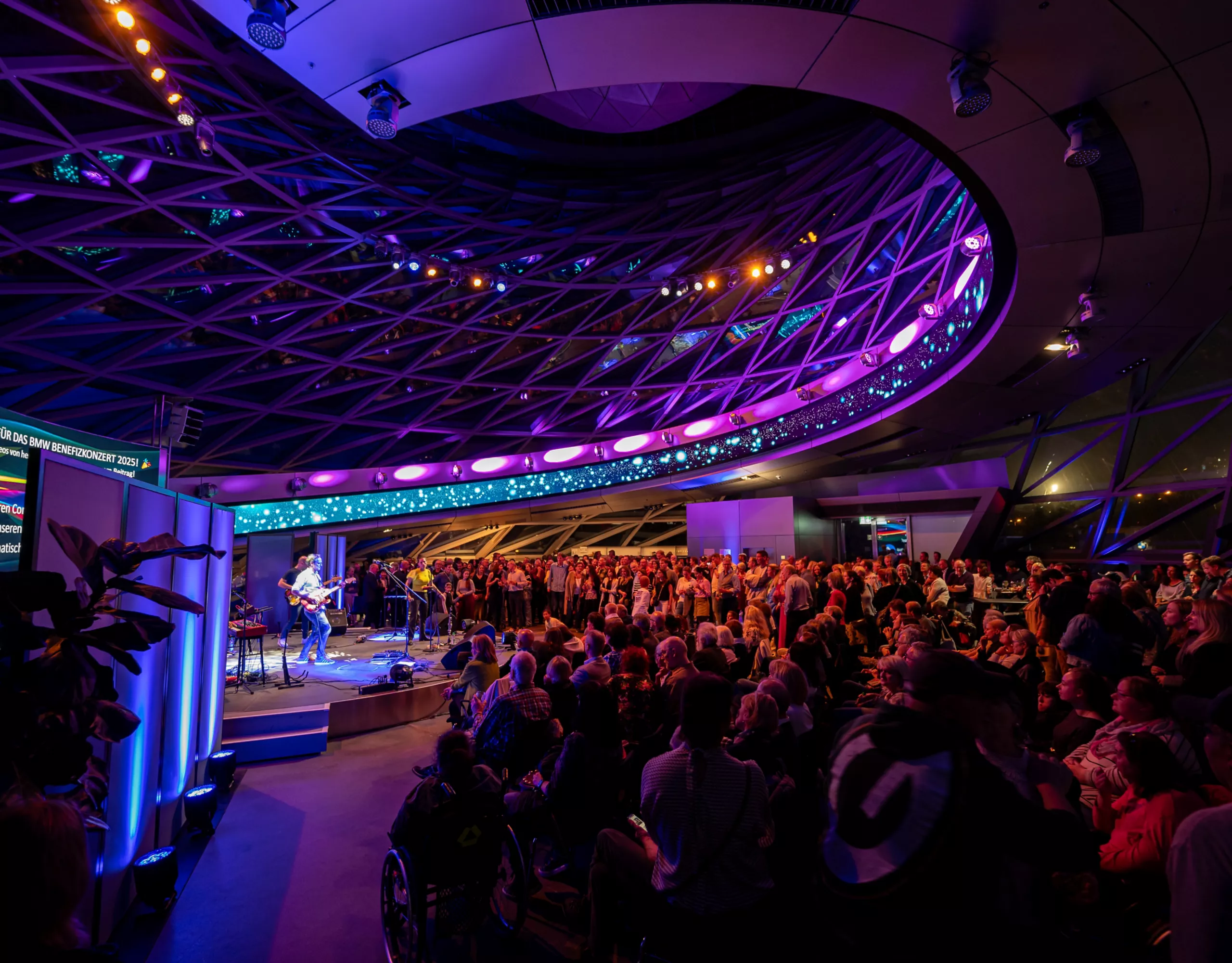 Photo of the Charity Concert 2024 in the Double Cone at BMW Welt.