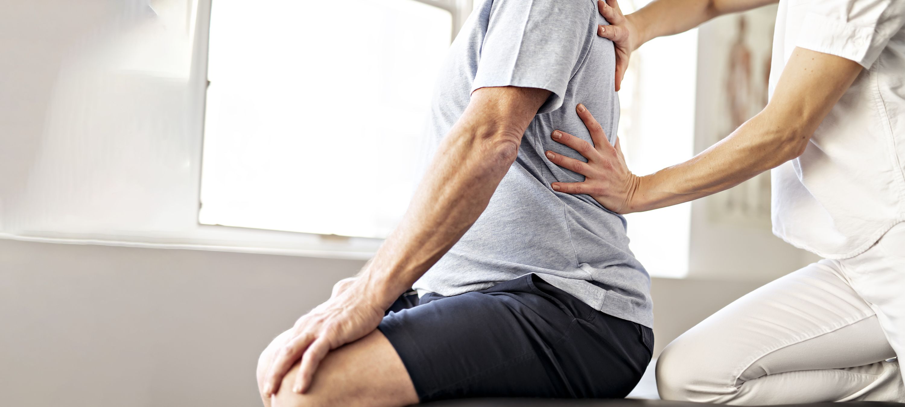 Osteopathie-Behandlung.
