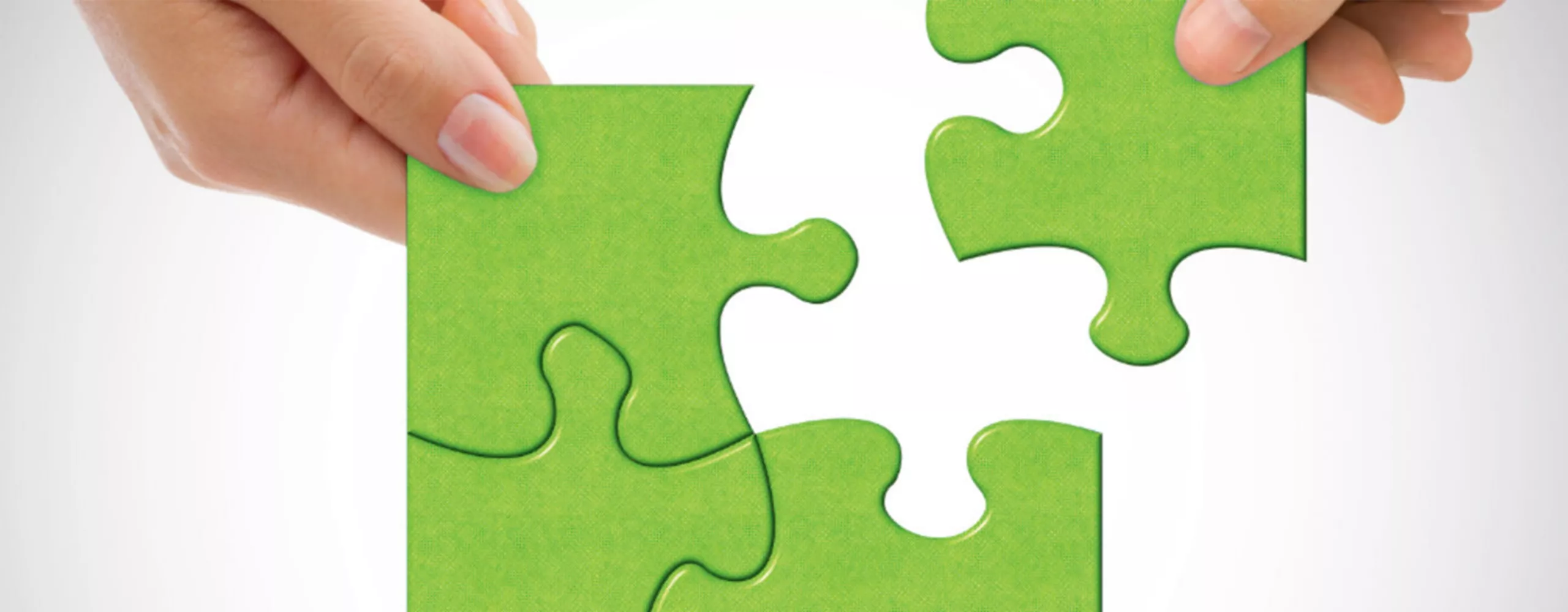 Grünes Puzzle