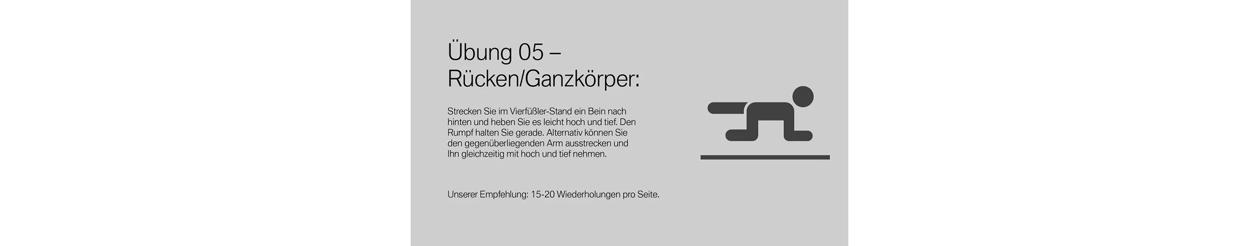 Übung Rücken 