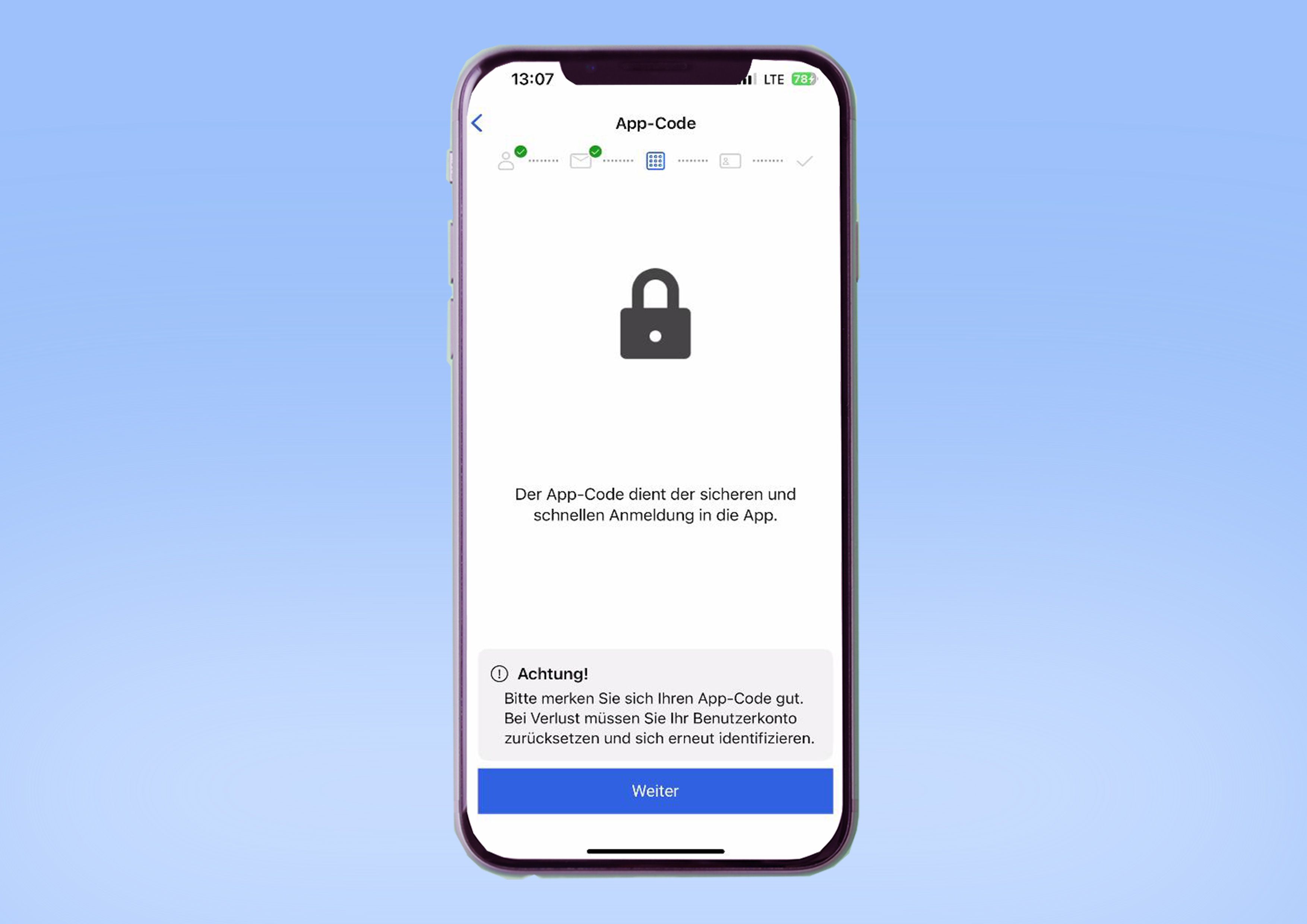 Auf "Weiter" klicken