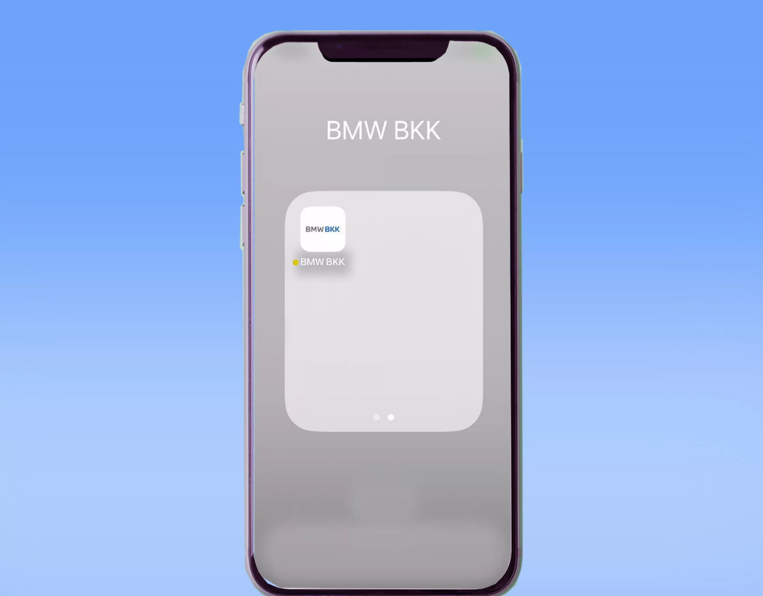 Zurück in die BMW BKK App wechseln