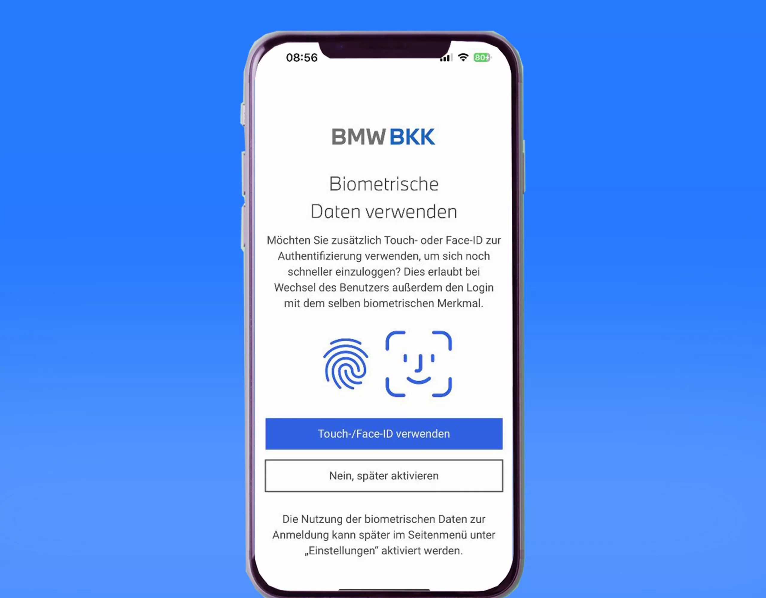 Touch-/ Face-ID verwenden
