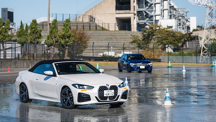 敢えてスピンさせることで、コーナリングの限界を知る。