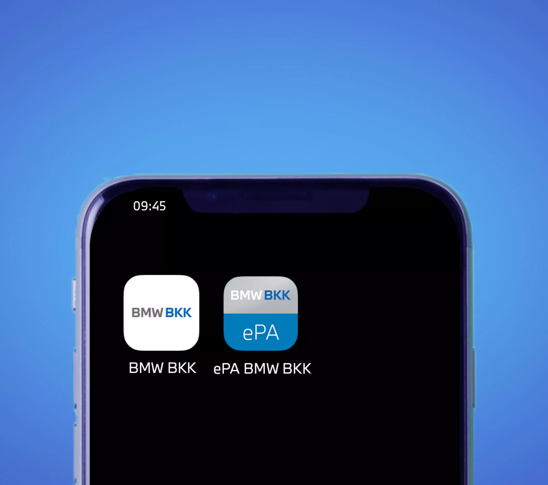Handy mit BMW BKK App und ePA-App
