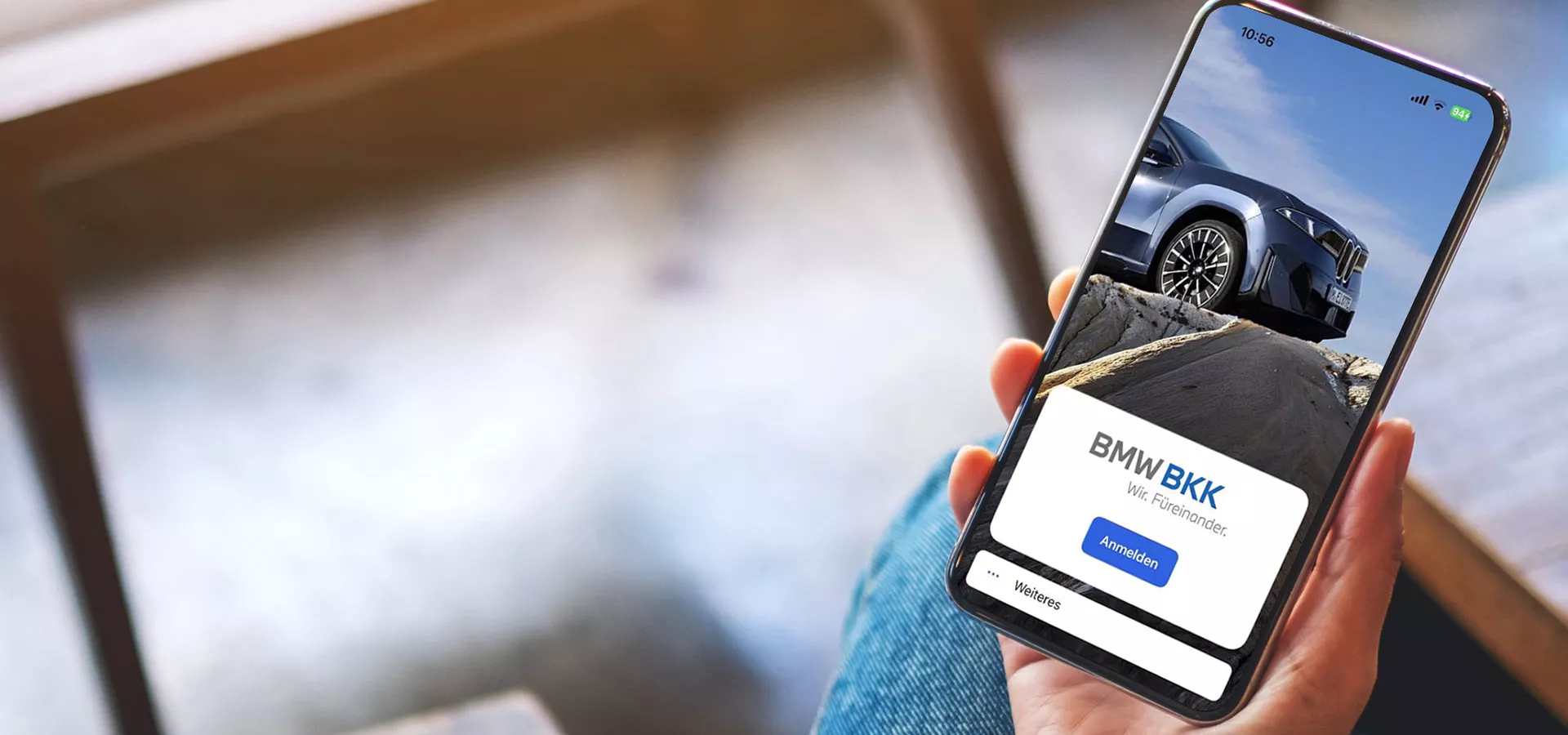 Screenshot der BMW BKK App