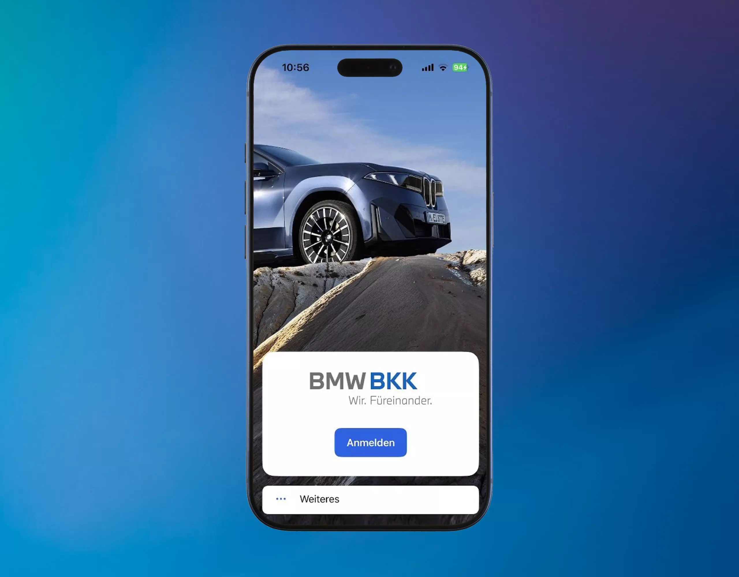BMW BKK App Startseite