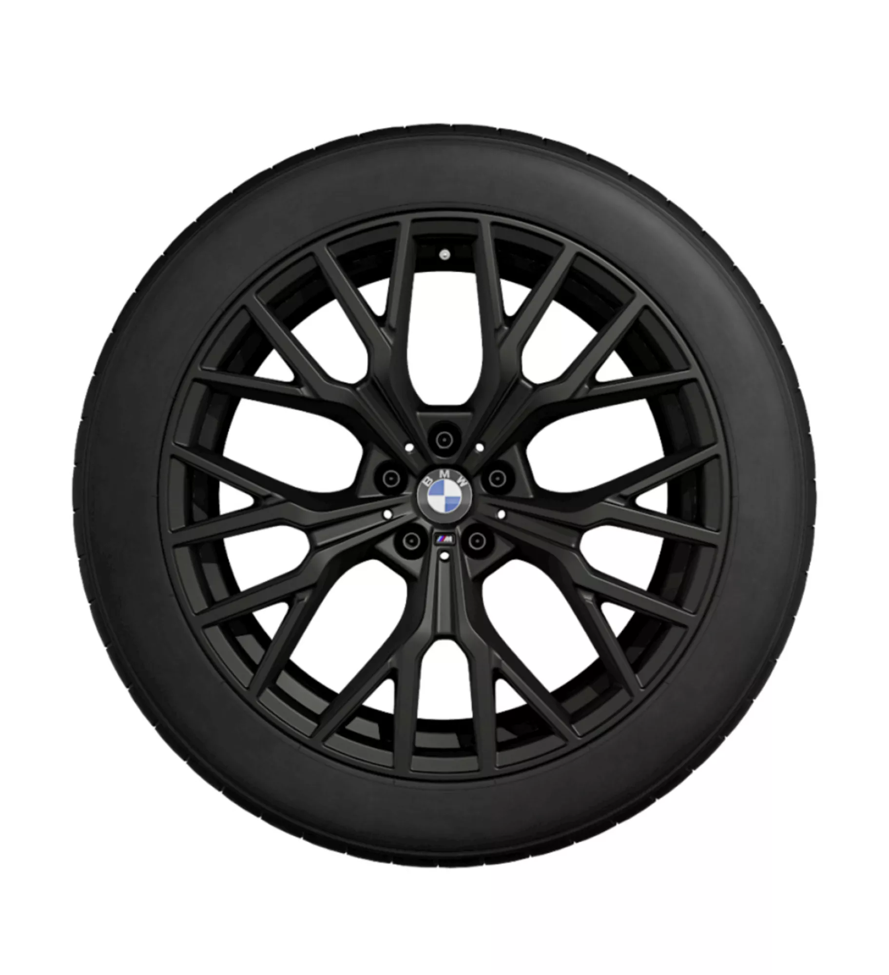 20" M Performance, 911 típusú Y küllős, matt Jet Black, téli kerékkészlet