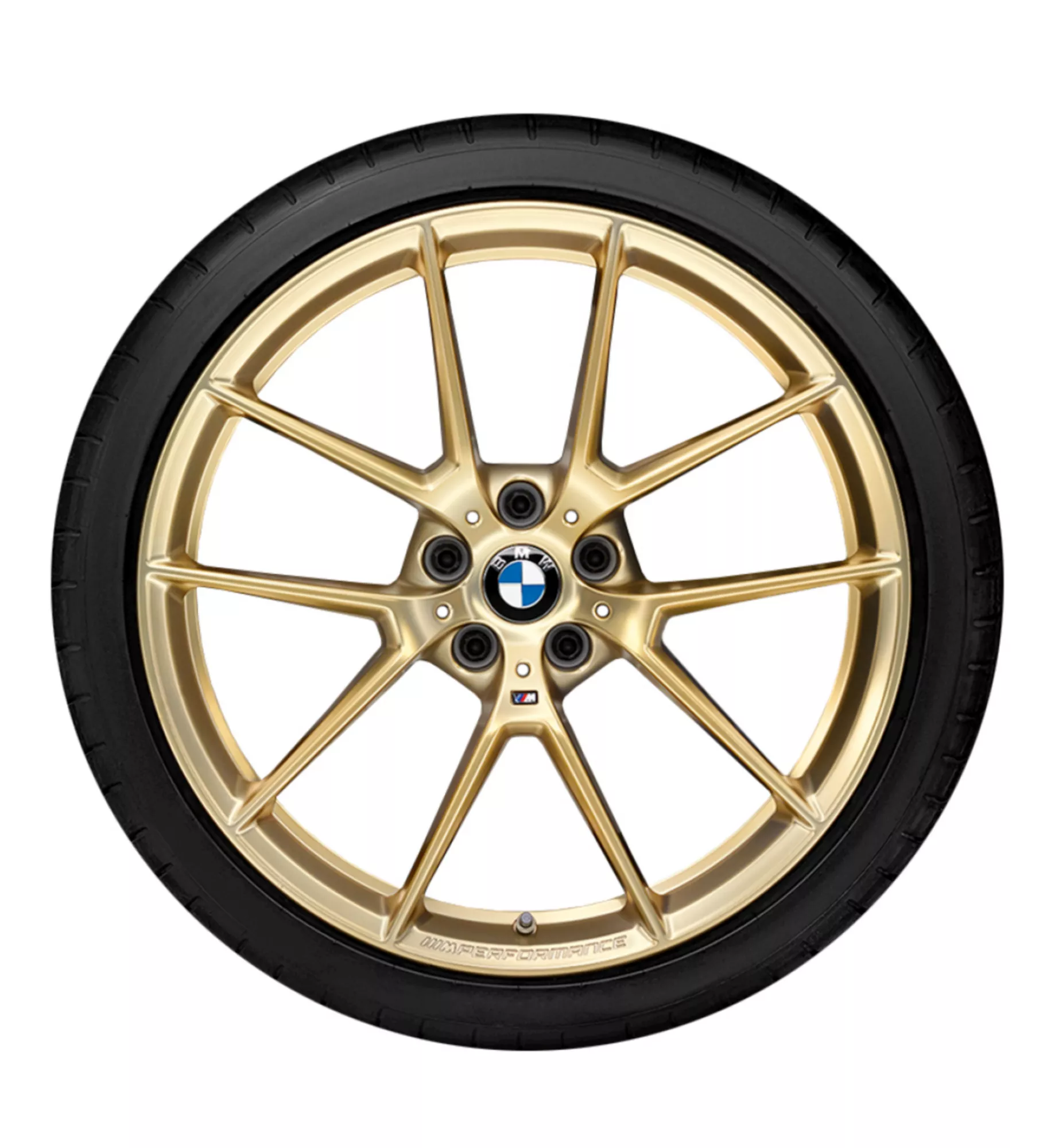 20" M Performance kovácsolt keréktárcsa Y-küllős 763 M Frozen Gold, nyári kerékkészlet