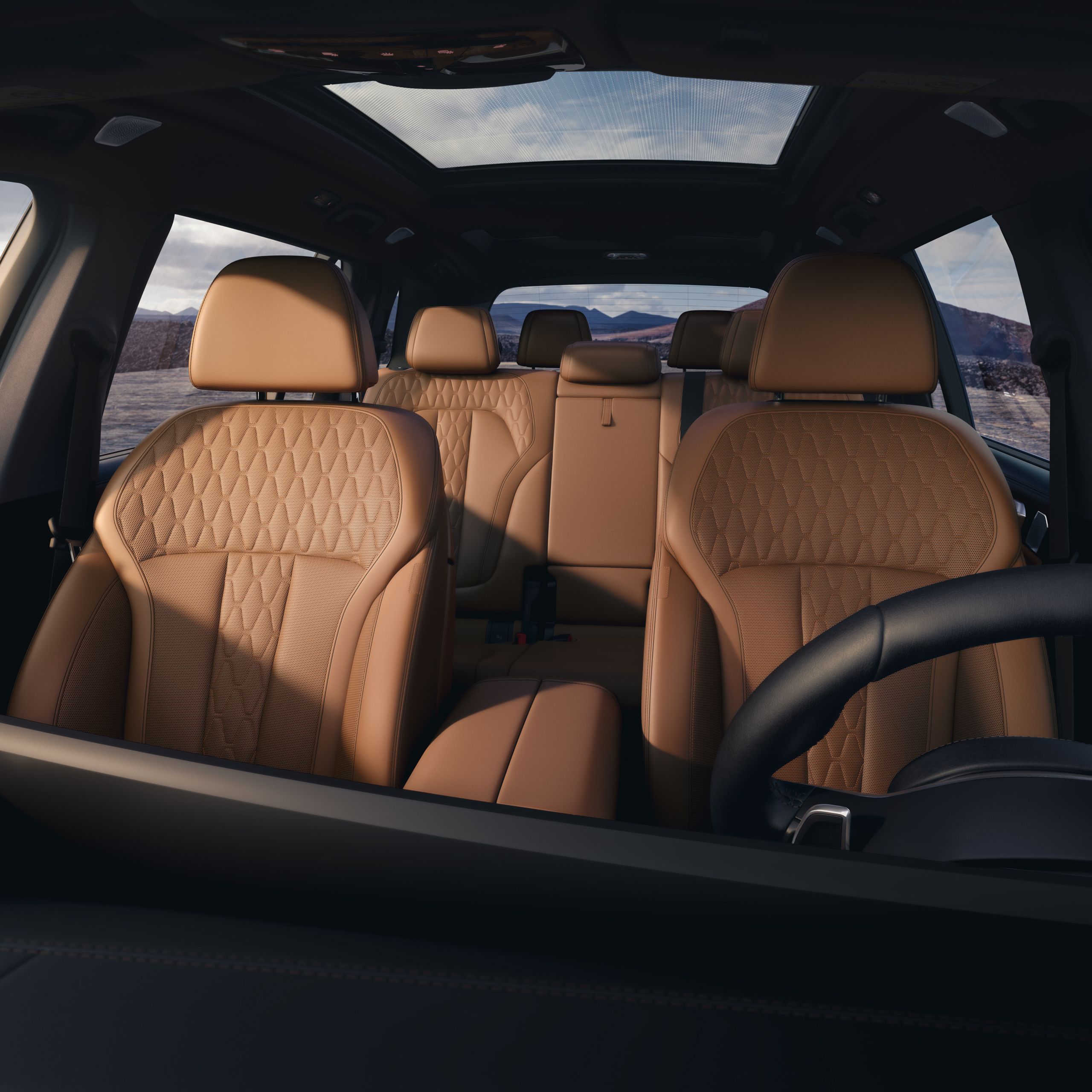BMW X7，獨立調整座椅配置與折疊後排座椅