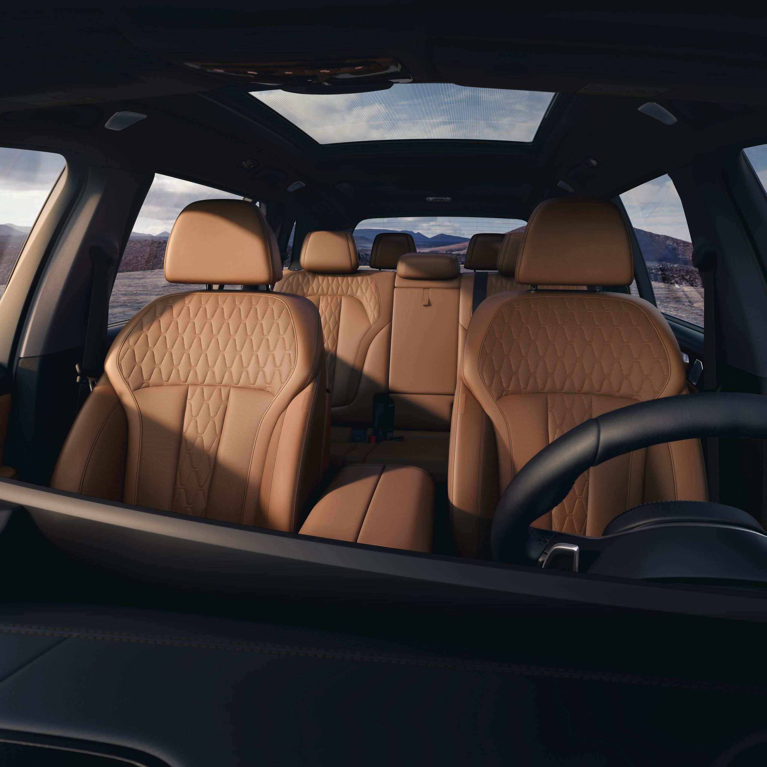 BMW X7，6人座設計