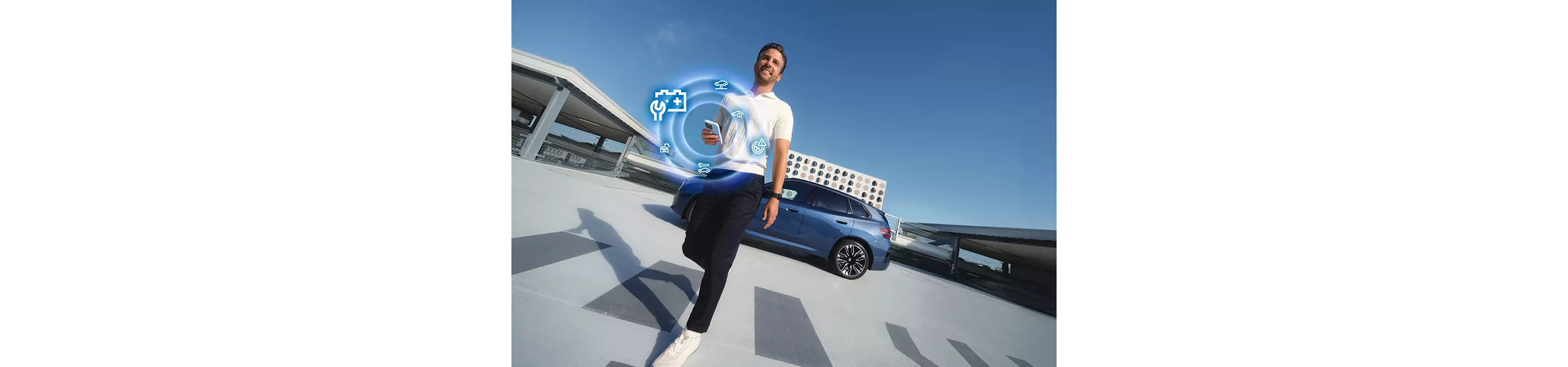 BMW主動掌握您愛車的電瓶壽命與效能狀況，及早察覺潛在異常，並於必要時提供關懷提醒