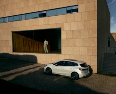 BMW 2 Series Active Tourer white rear view