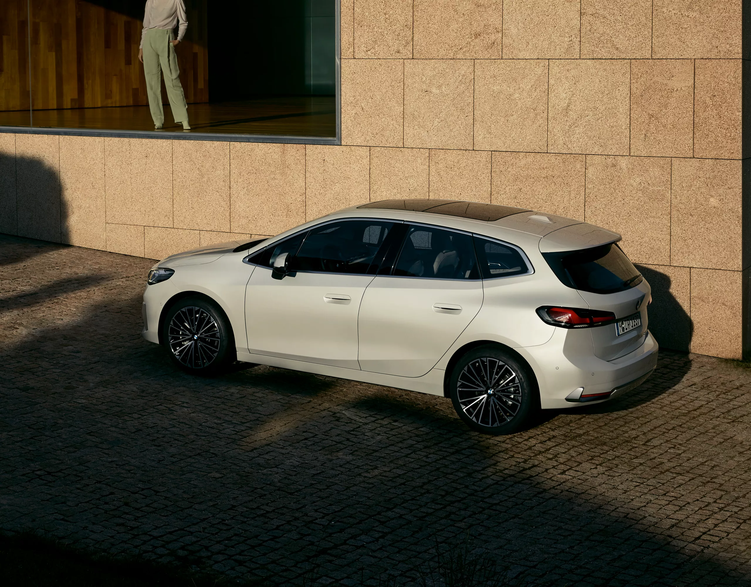 BMW 2 Series Active Tourer white rear view