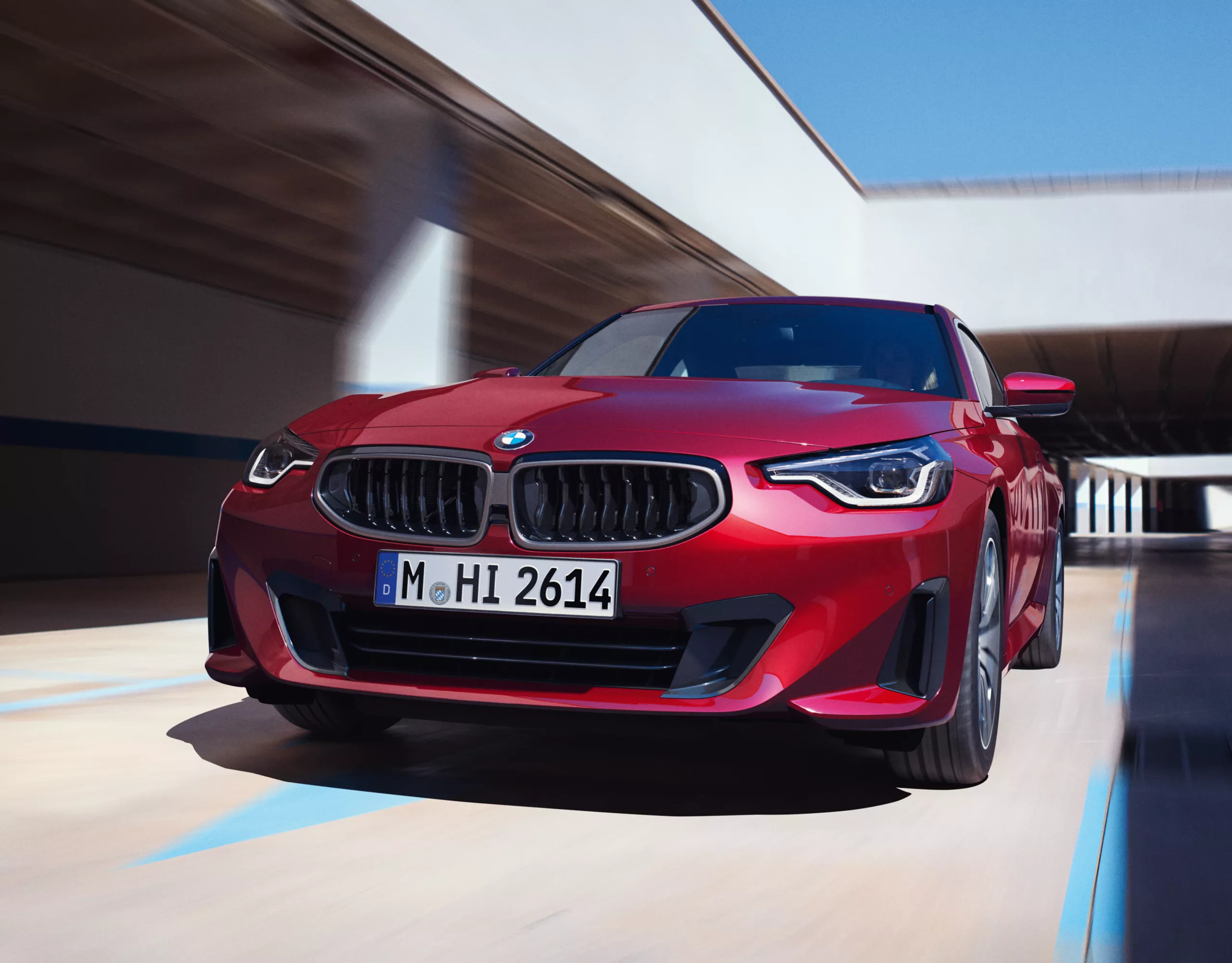 BMW 2 Series Coupé red front view