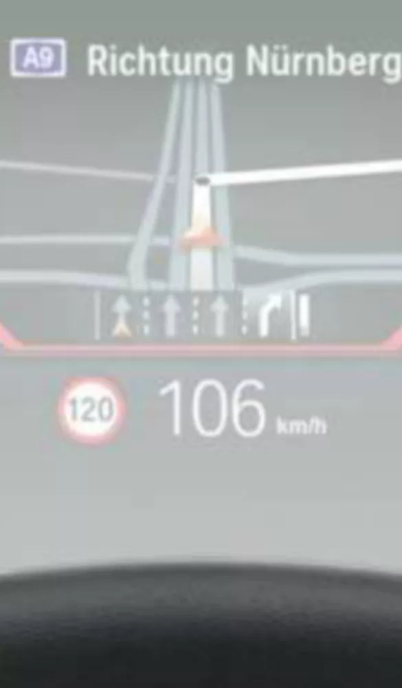 BMW Head-Up Display.