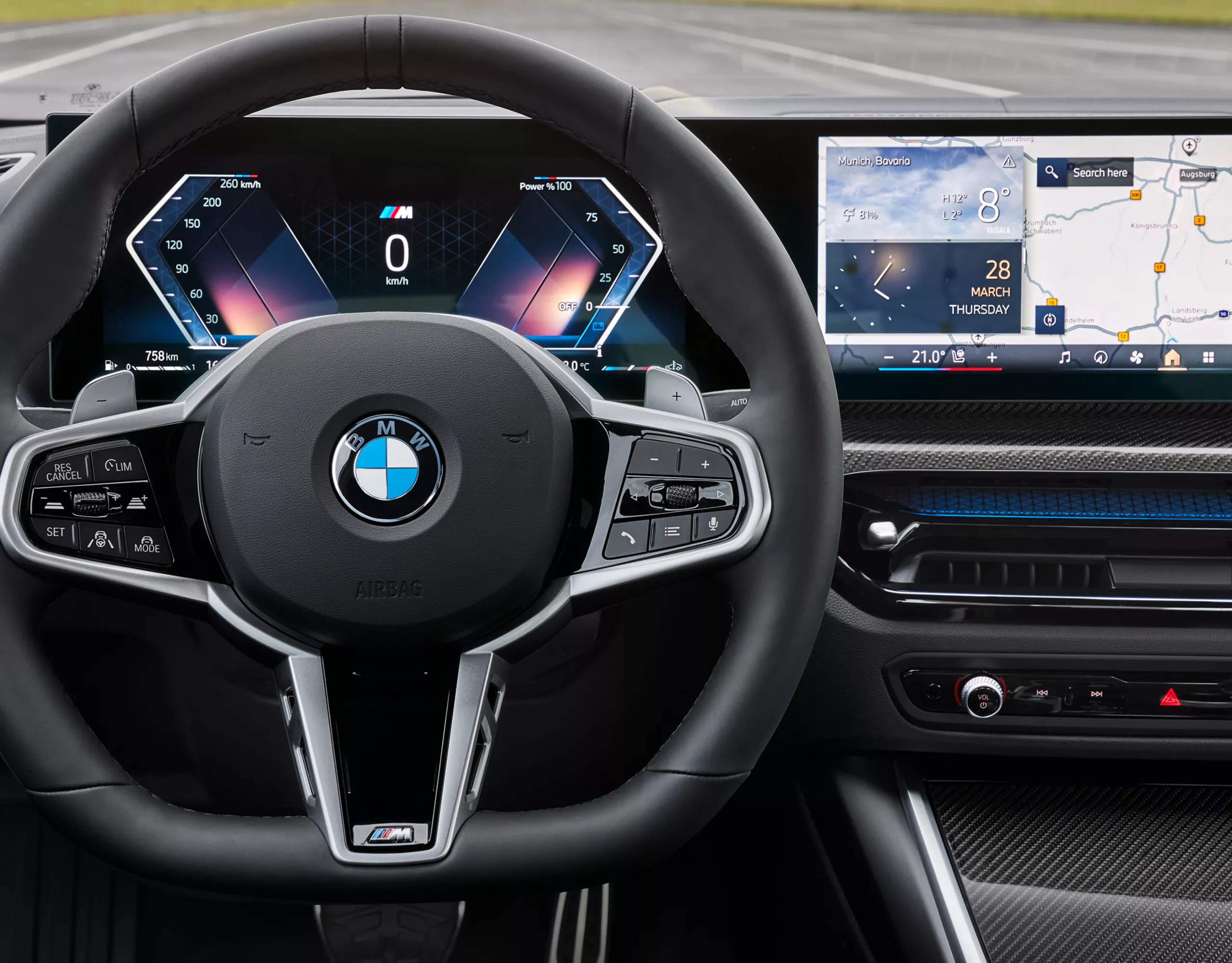 BMW סדרה 3 סדאן פלאג-אין הייבריד לוח מכשירים חדש