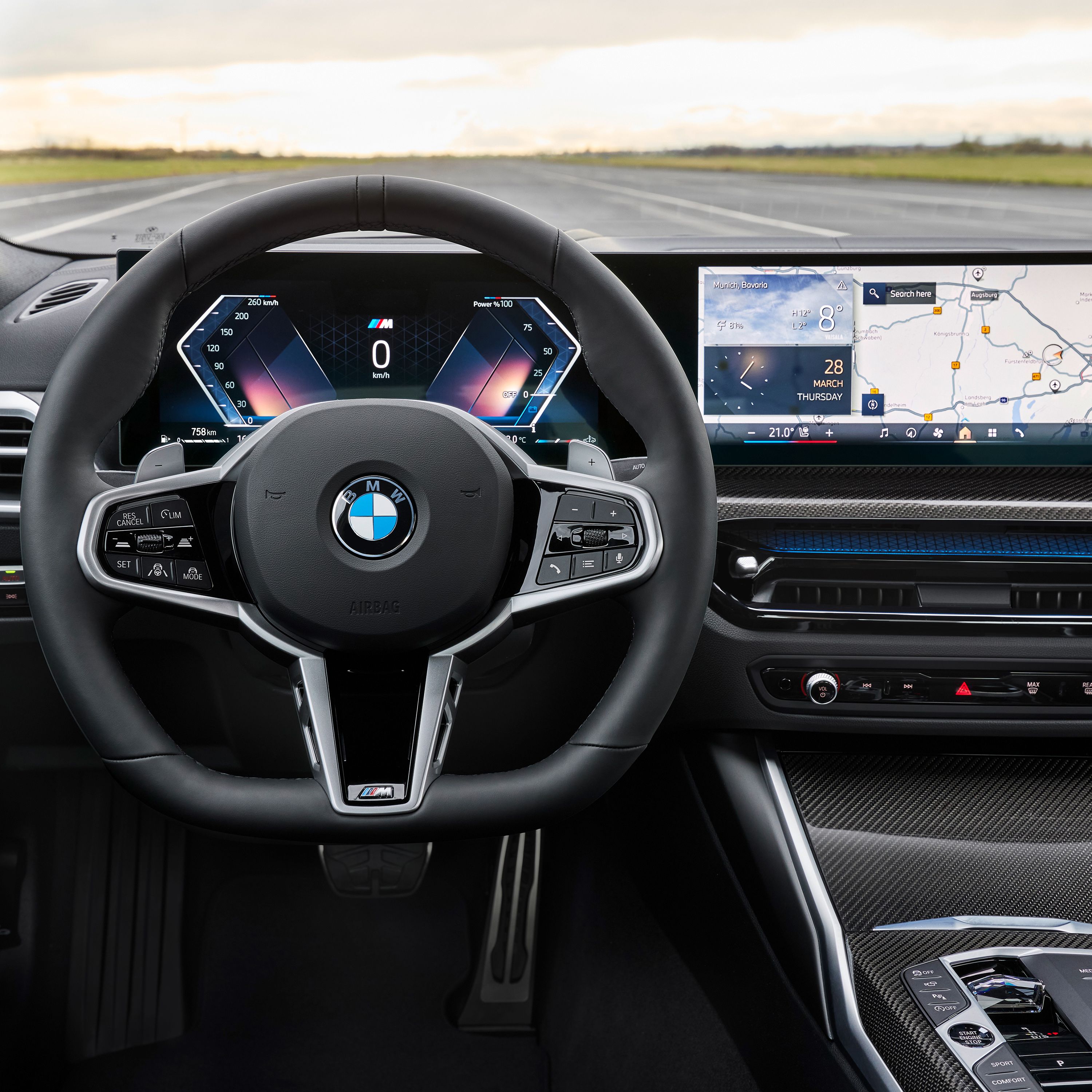 BMW סדרה 3 סדאן פלאג-אין הייבריד לוח מכשירים חדש