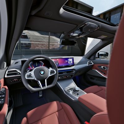 BMW 3 Series Sedan grey interior
