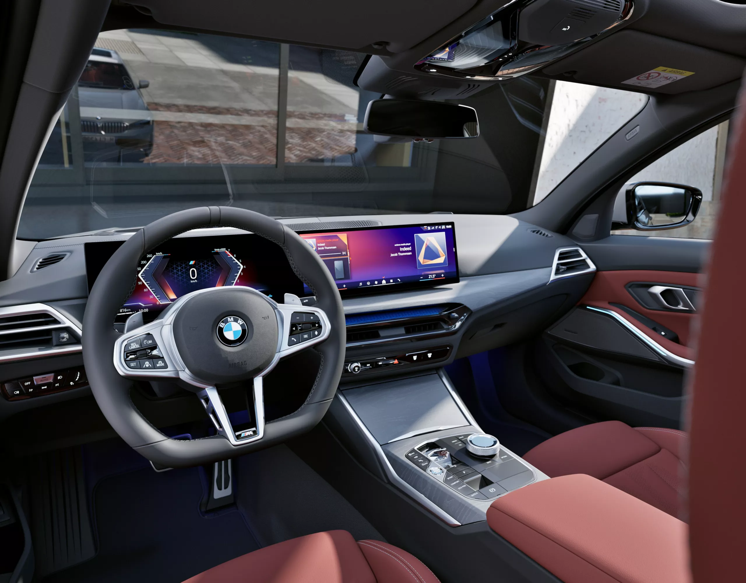 BMW 3 Series Sedan grey interior