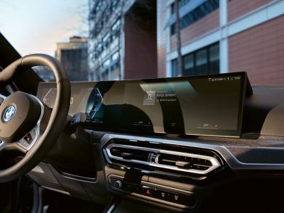 BMW 3 Series Touring Plug-in Hybrid blue interior