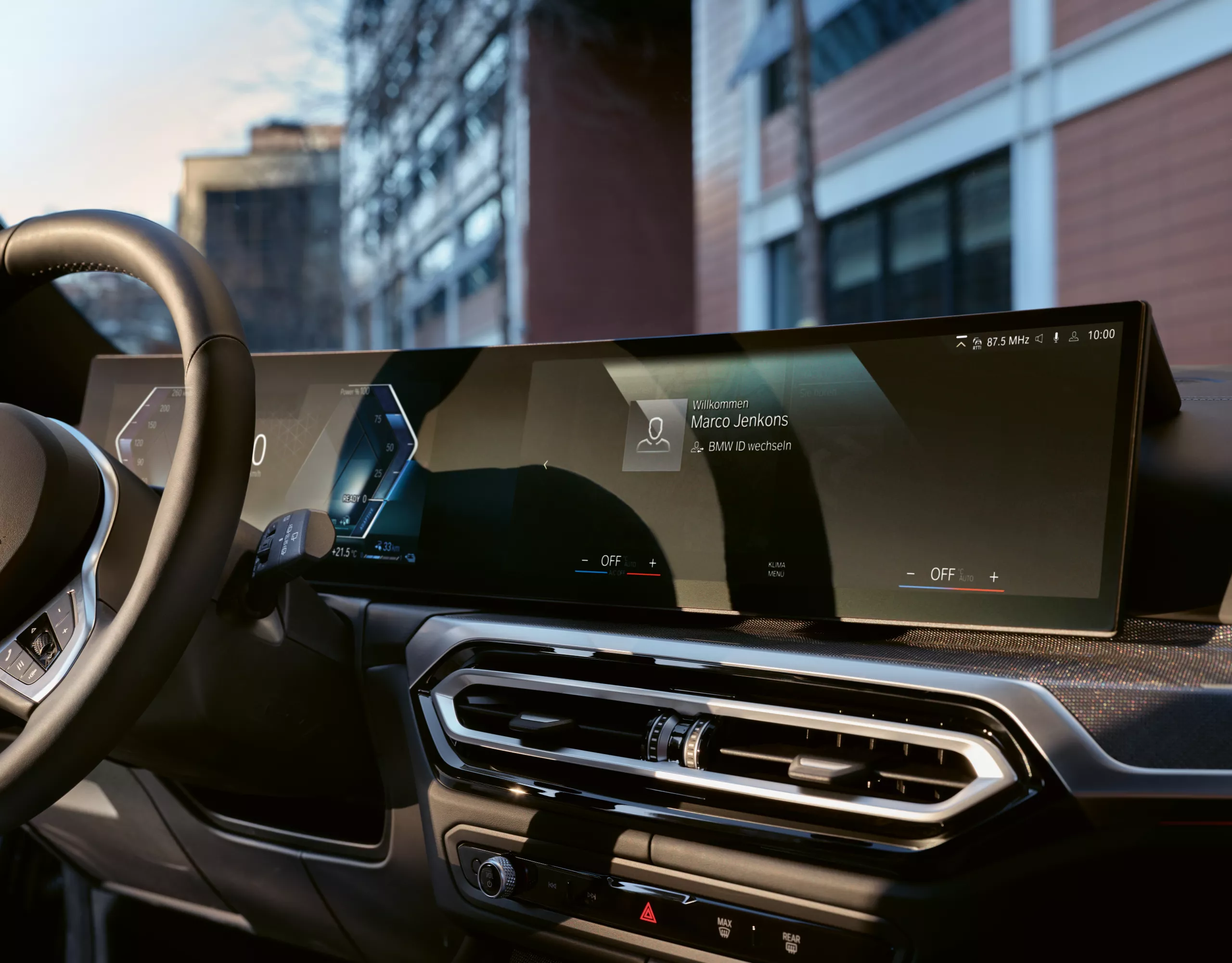 BMW 3 Series Touring Plug-in Hybrid blue interior