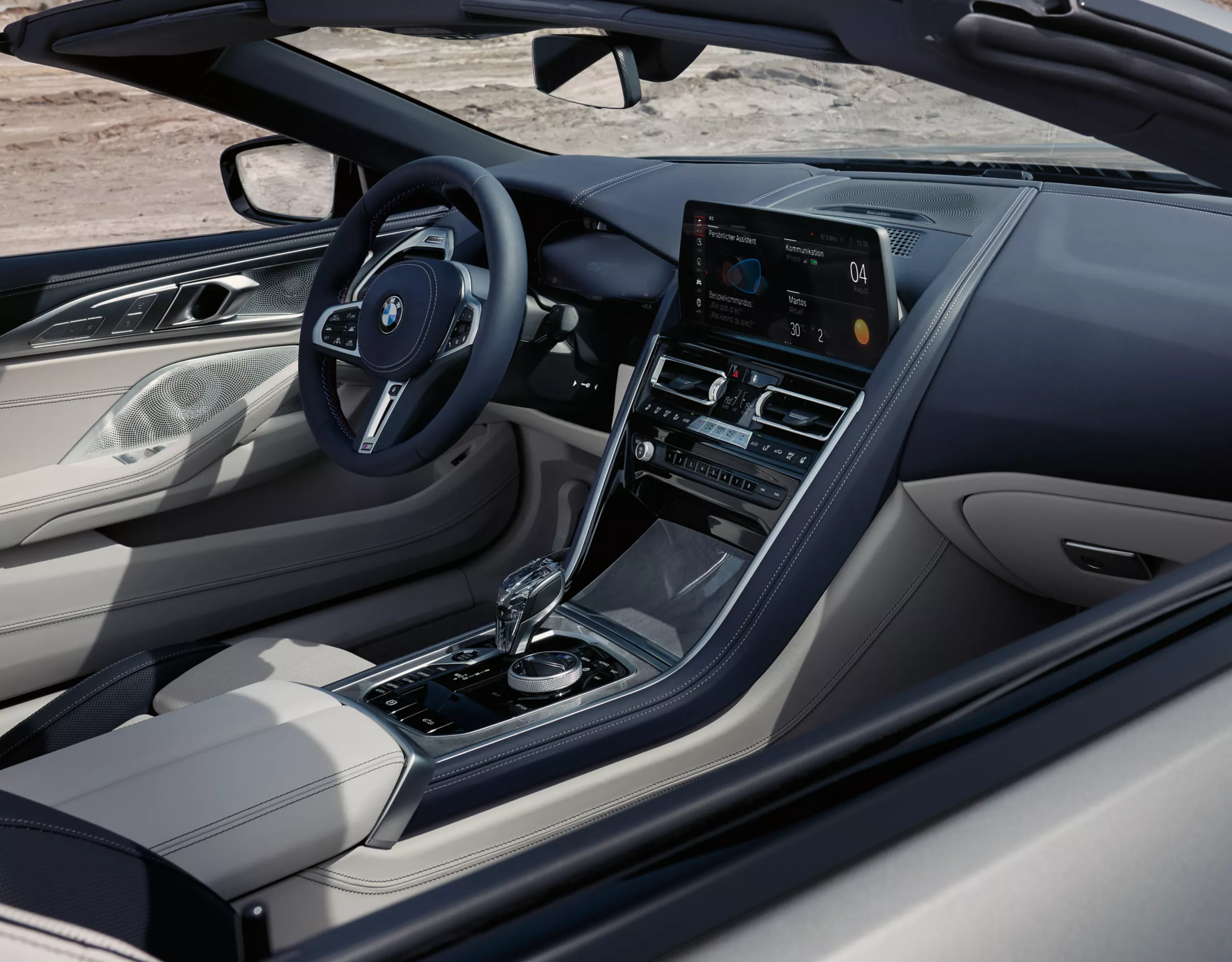 BMW 8 Series Convertible M models grey interior 