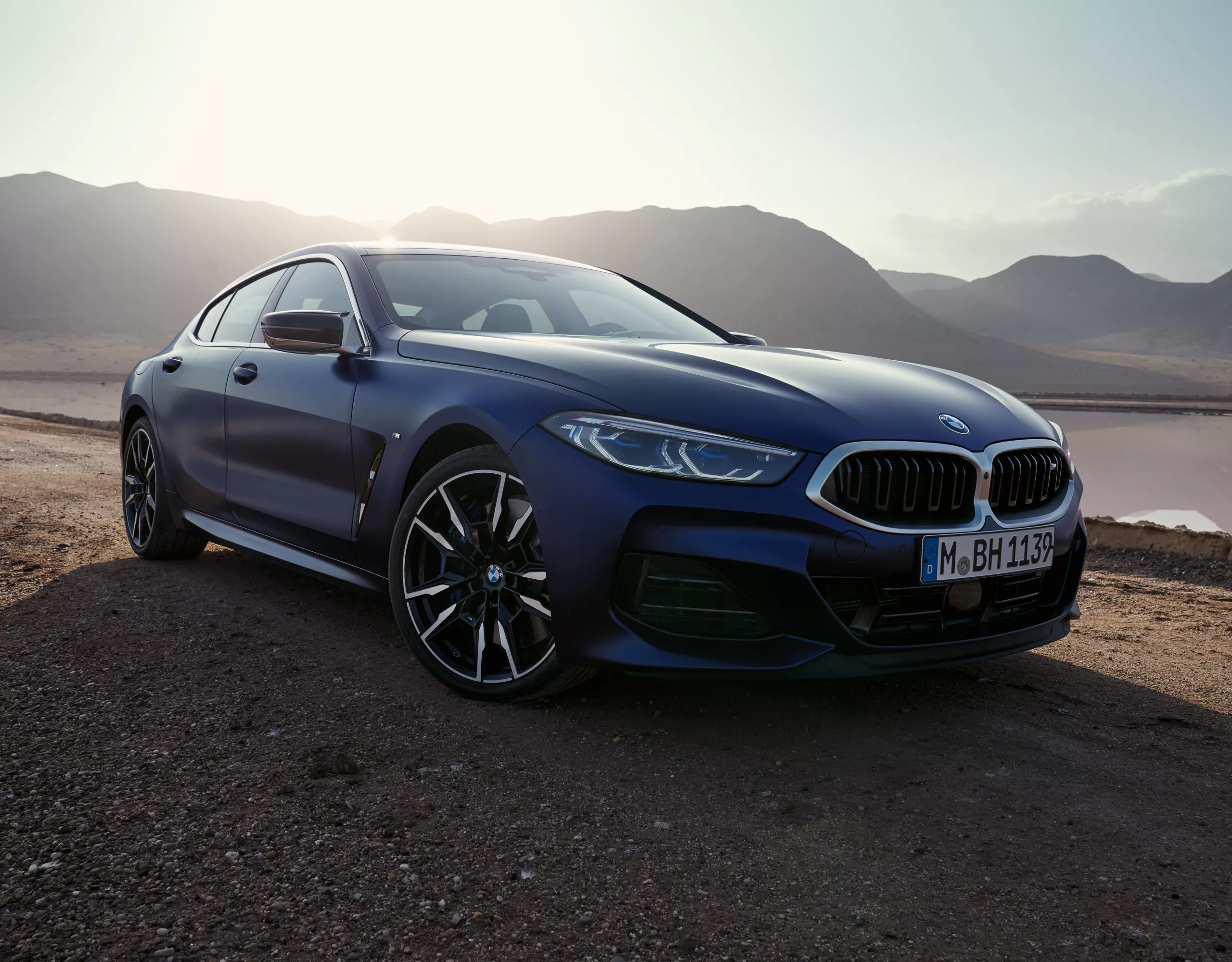 BMW 8 Series Gran Coupé M models black front view 