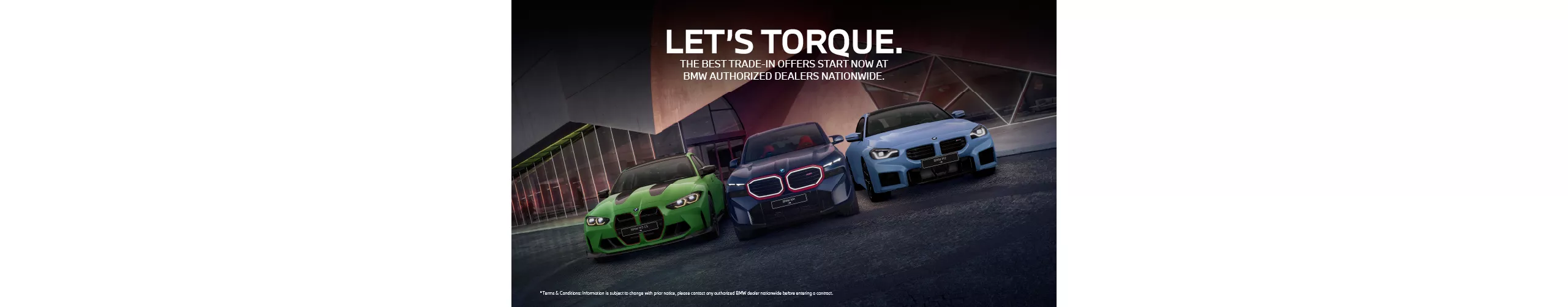 LET THE TORQUE DO THE TALKING.