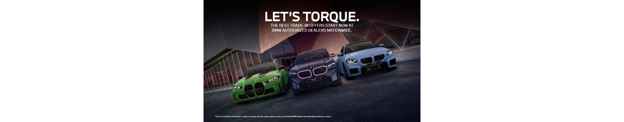 LET THE TORQUE DO THE TALKING.