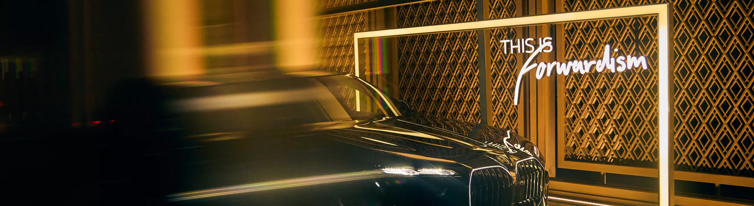 A BMW car on BMW Excellence Club event in Thailand.