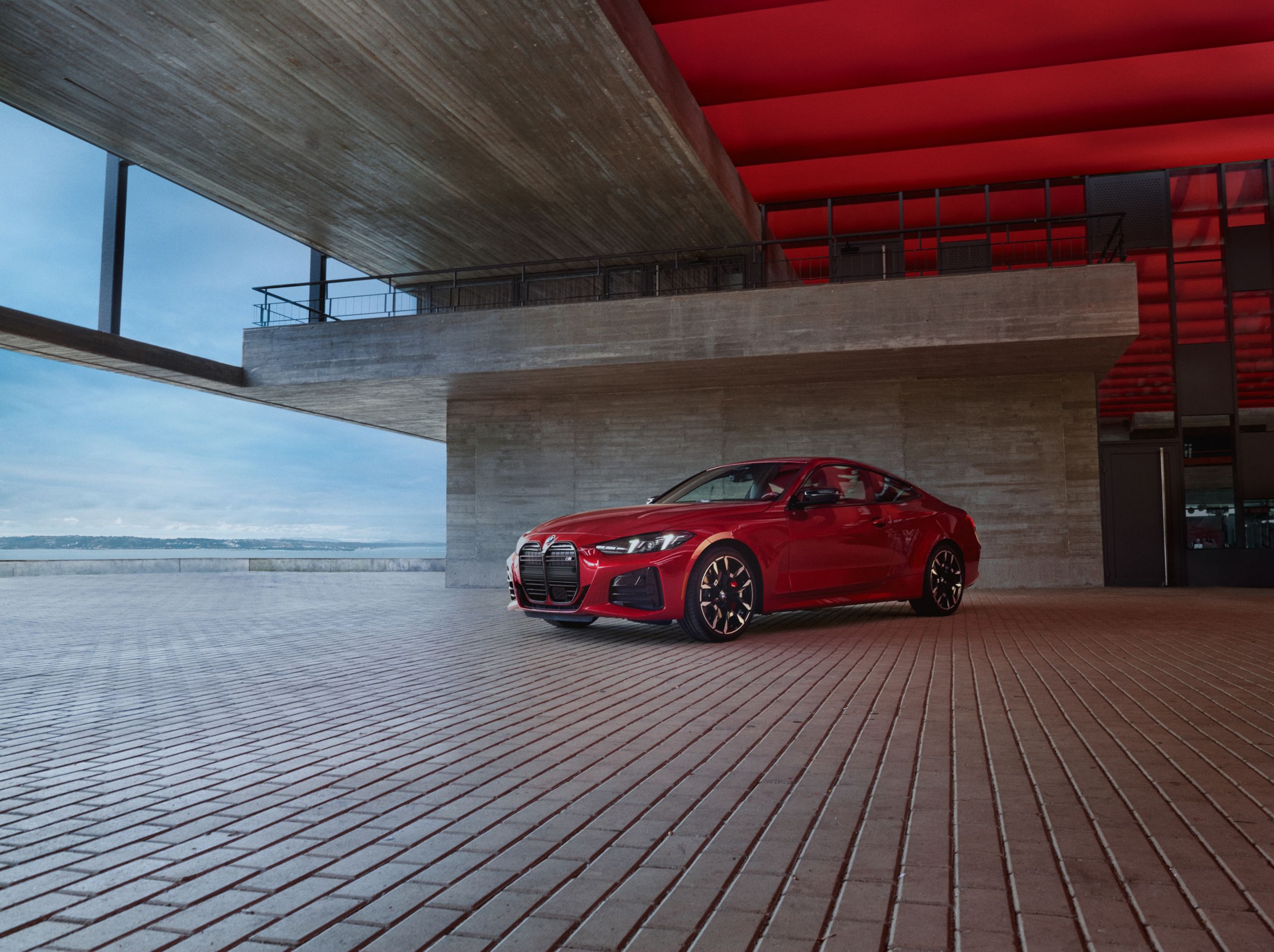 BMW 4 Series Coupe in BMW Individual Fire Red paint finish