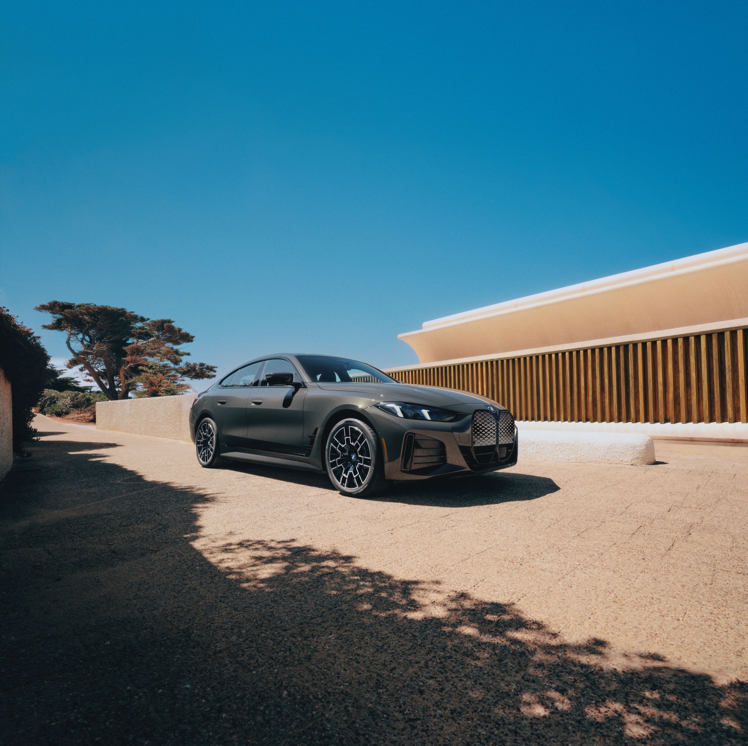 The BMW i4 Gran Coupe with available M Sport Package