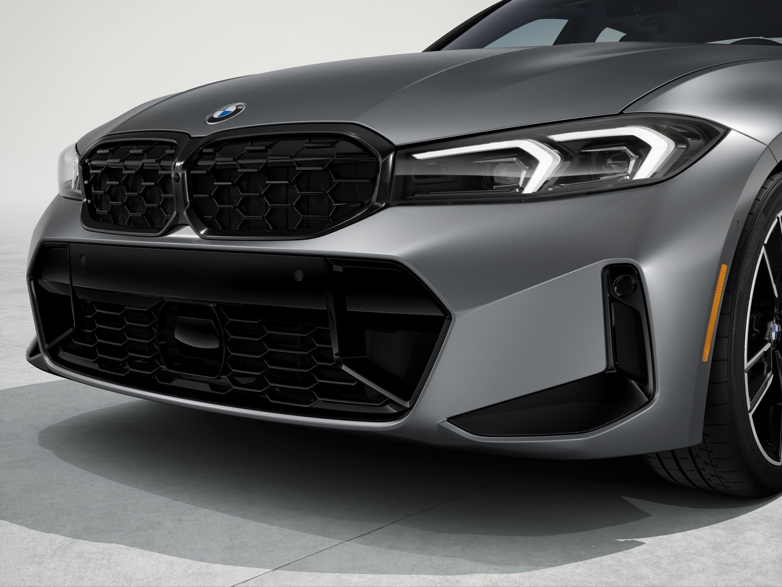 The front hood of the BMW M340i Sedan